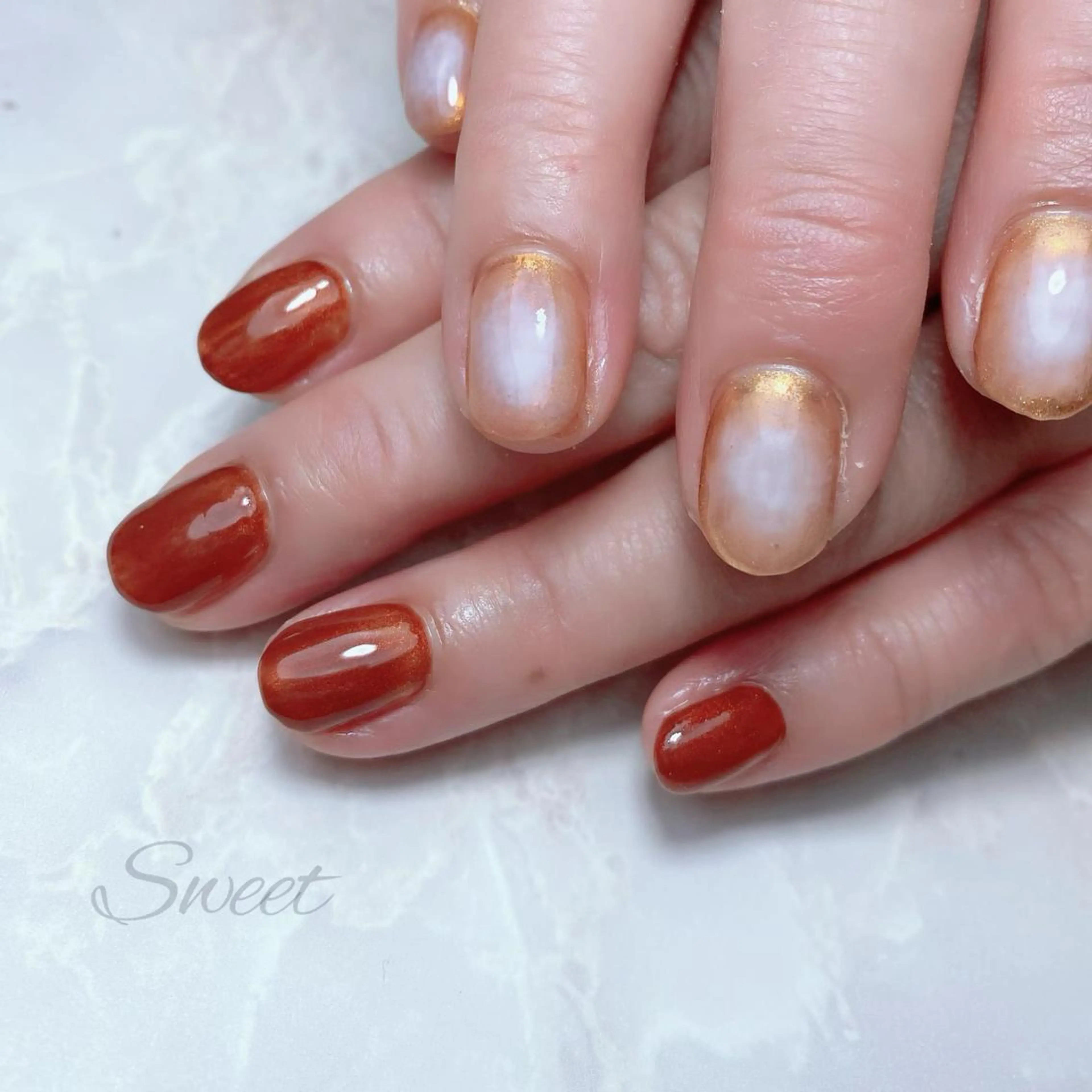 ネイル sweet 仲野陽子のネイルデザイン