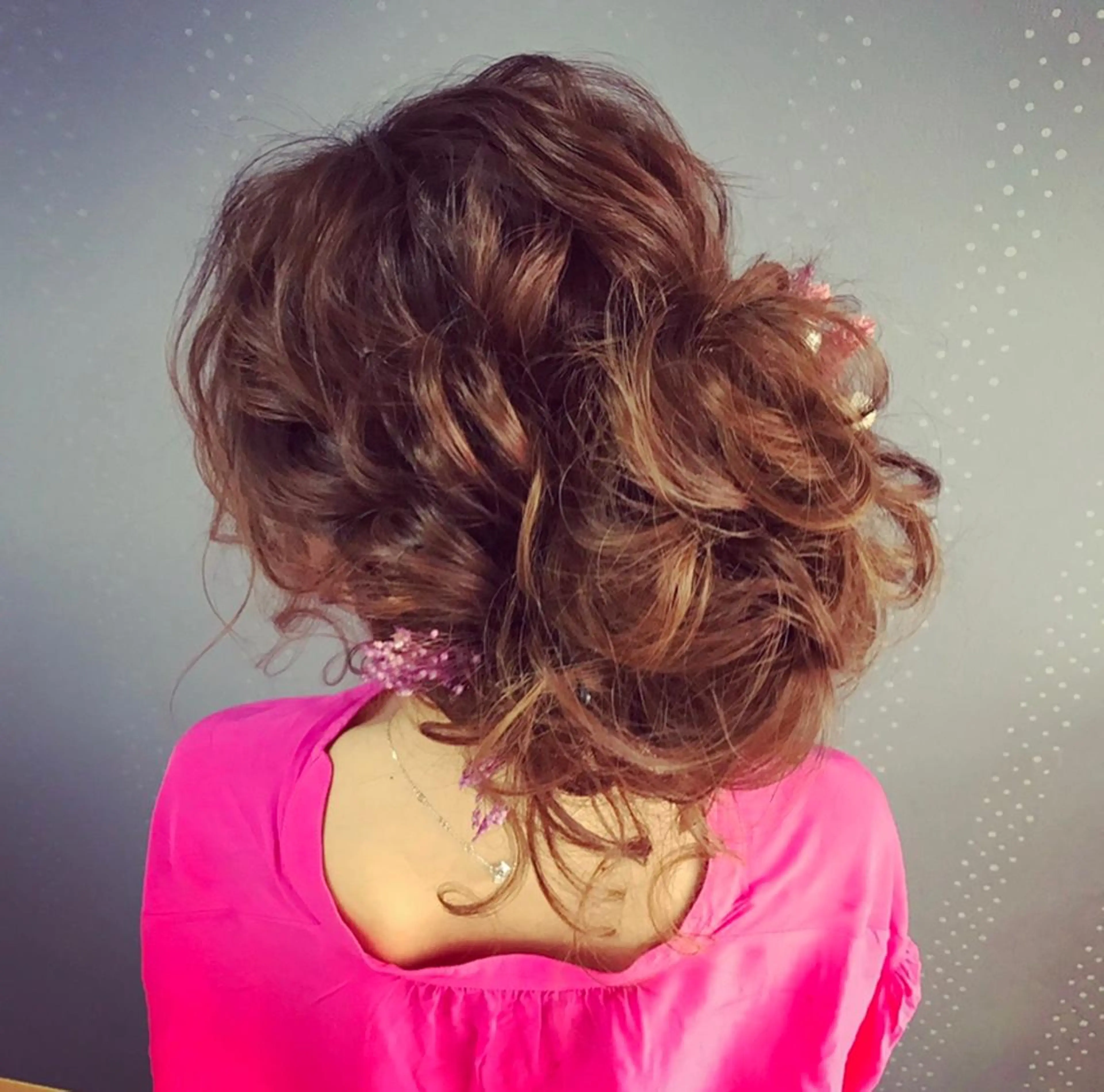 ロング ヘアアレンジ 《カメレオン》 西田美輝のヘアスタイル