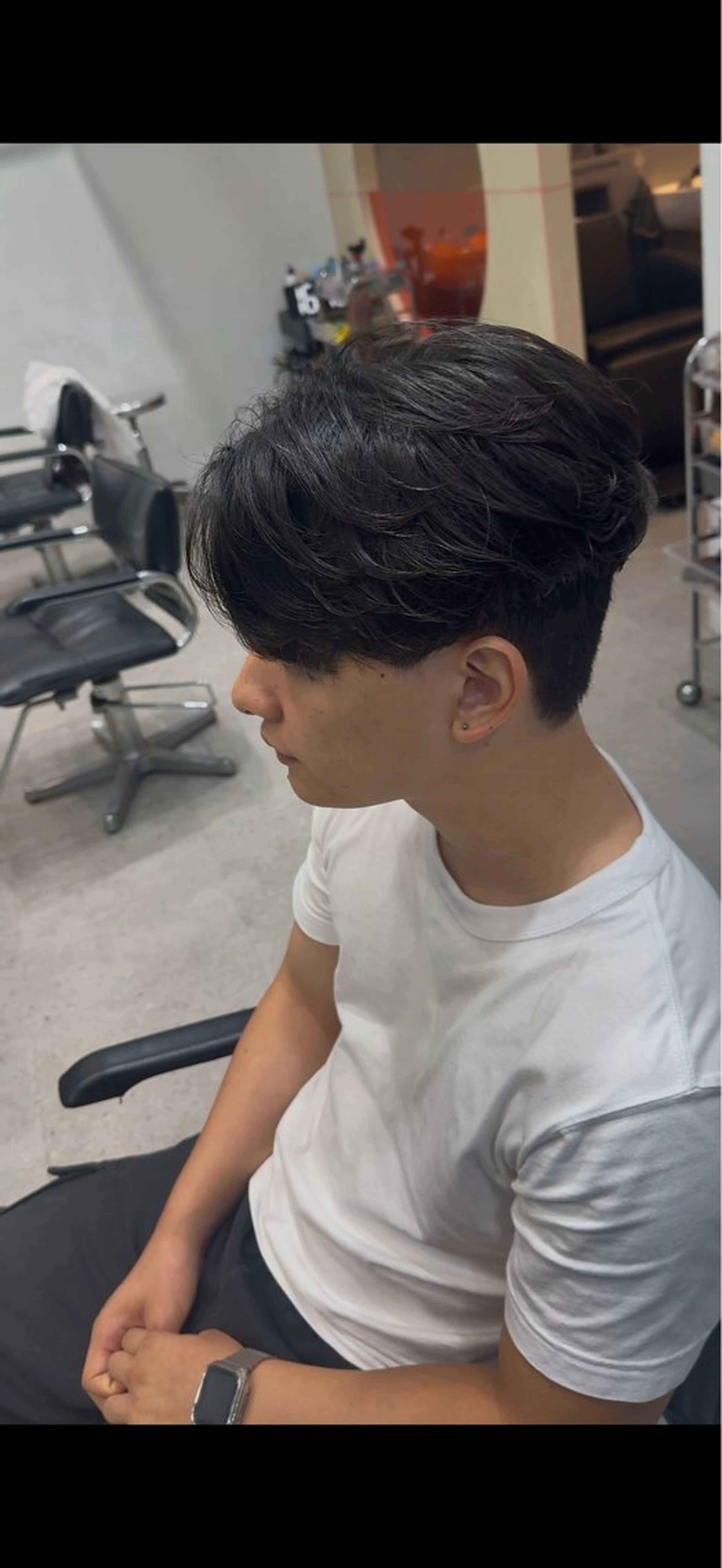 パーマ メンズ カット パーマ トリートメント 当日予約⭕️ fifth渋谷太田のヘアスタイル