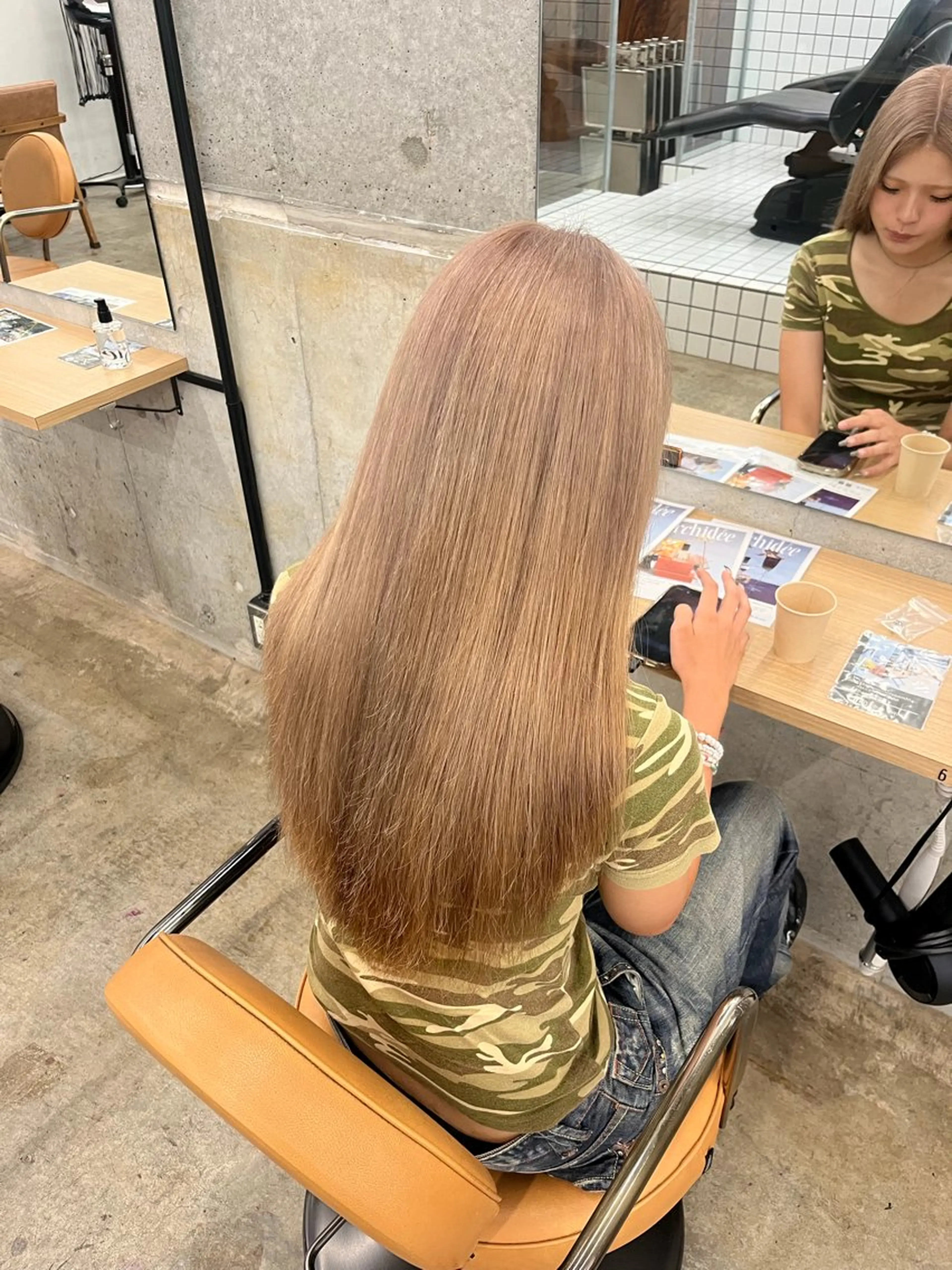 ロング 🤎ナチュラル/モテ ハイトーン🌟希空のヘアスタイル