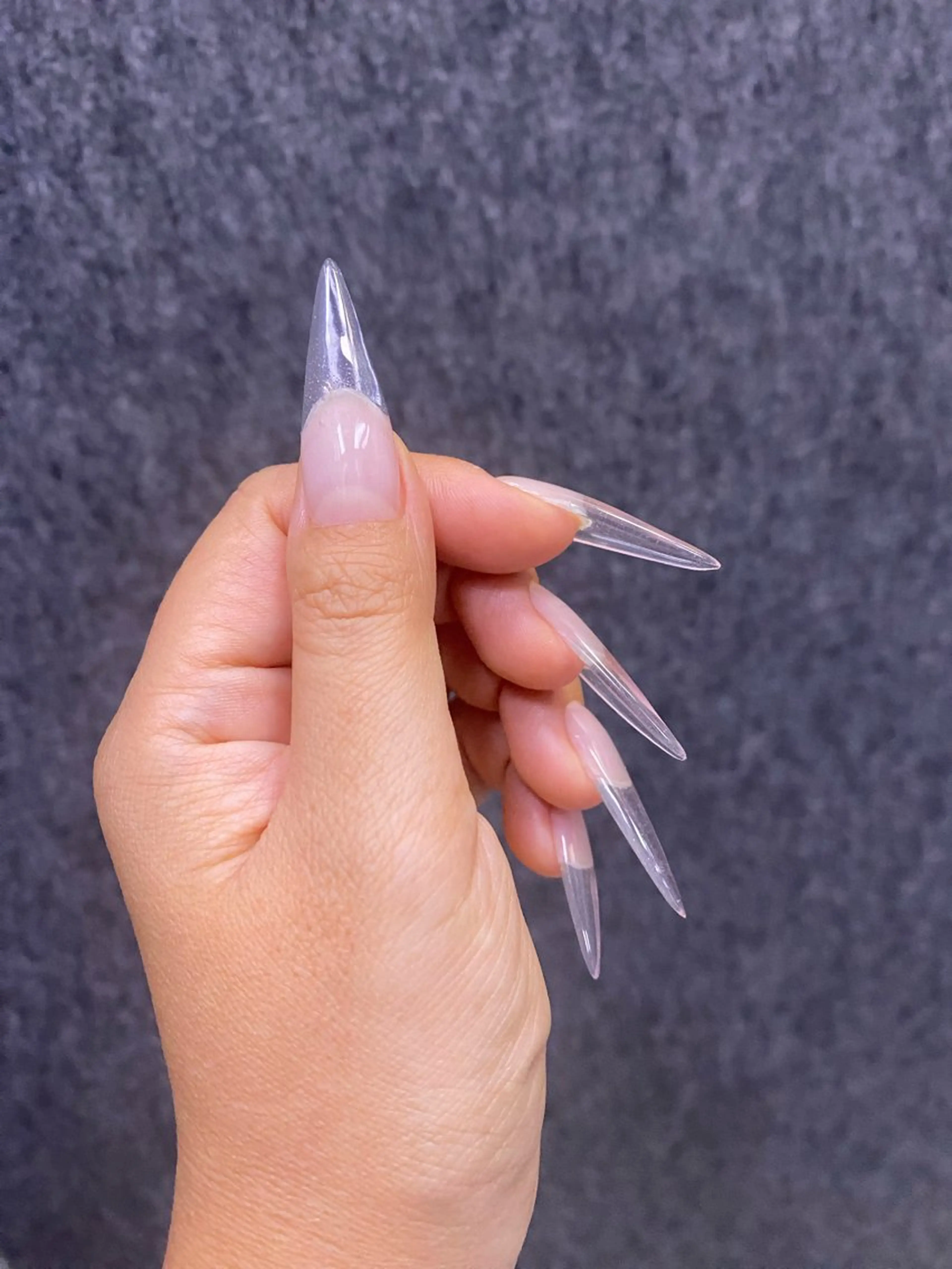 ネイル クリアネイル スカルプネイル 岩澤 恵子のネイルデザイン