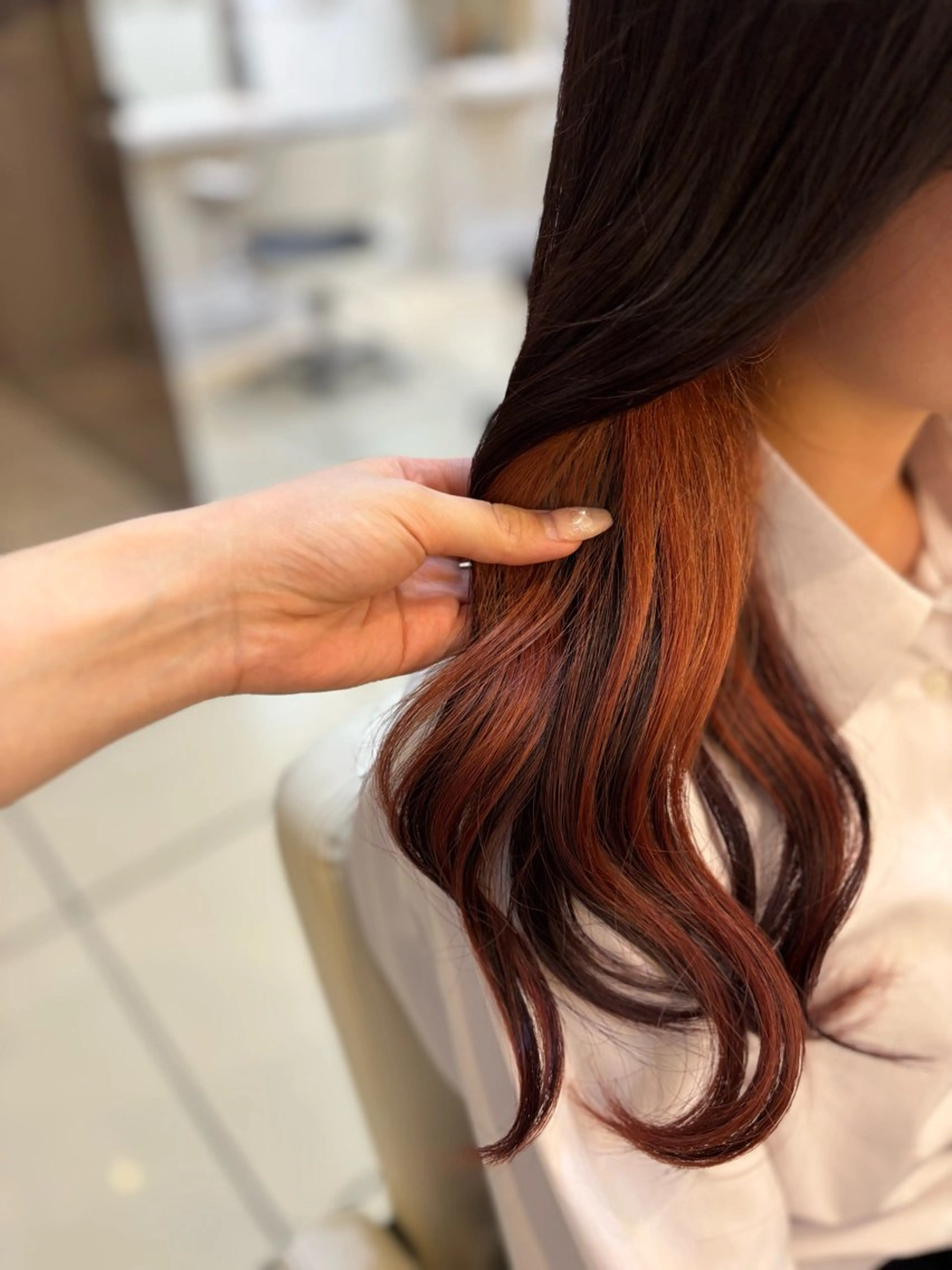 インナーカラー🍇🎀(ブリーチ込み💫)の写真