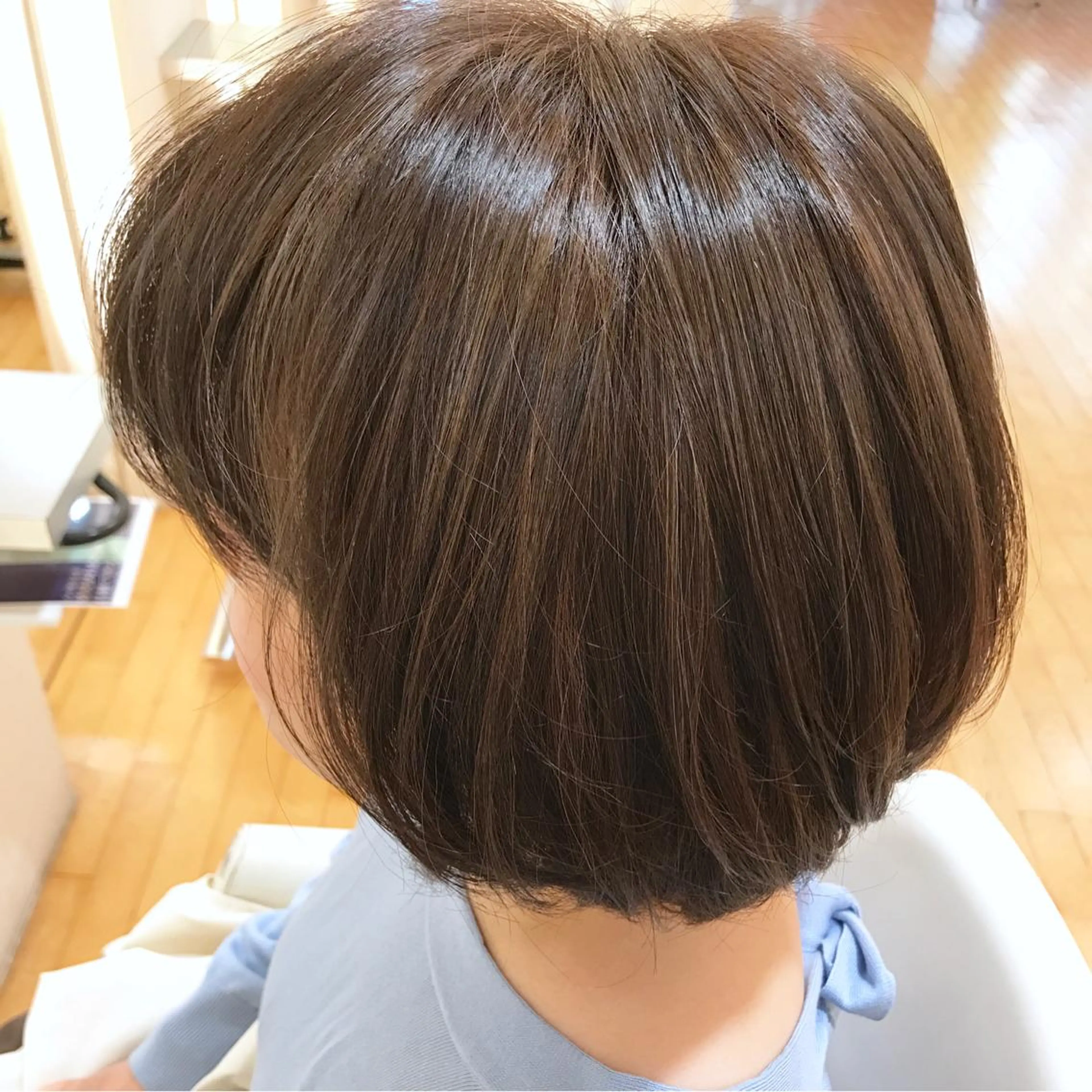 ショート カラー アッシュ ハイライトカラー ハイライト ReMix 新宿店所属・タジマ ヤスヒサのヘアスタイル