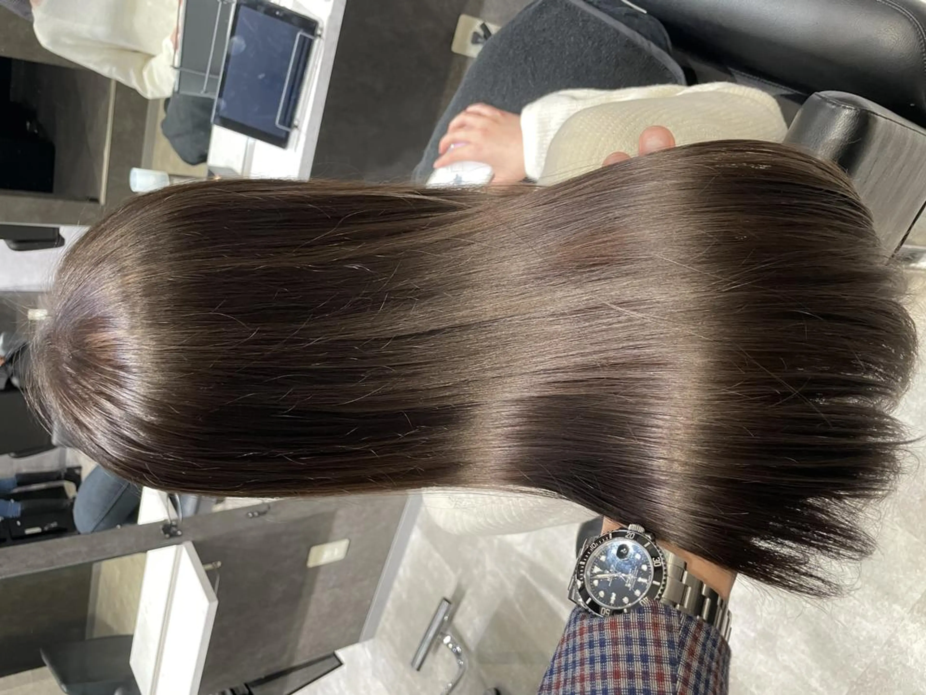 ロング 似合わせカット ヘアカラー トリートメント Ammi hairのヘアスタイル