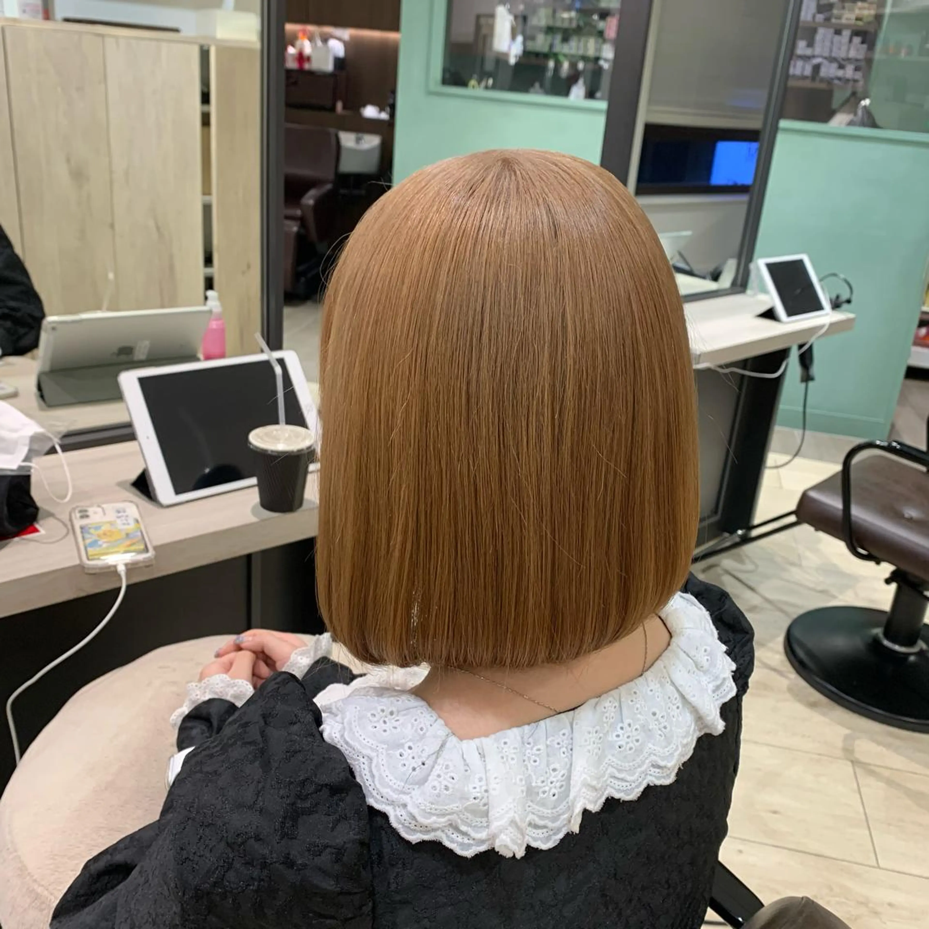 ショート カット ヘアカラー トリートメント 💎銀座/レイヤー/ AYAKI💎のヘアスタイル
