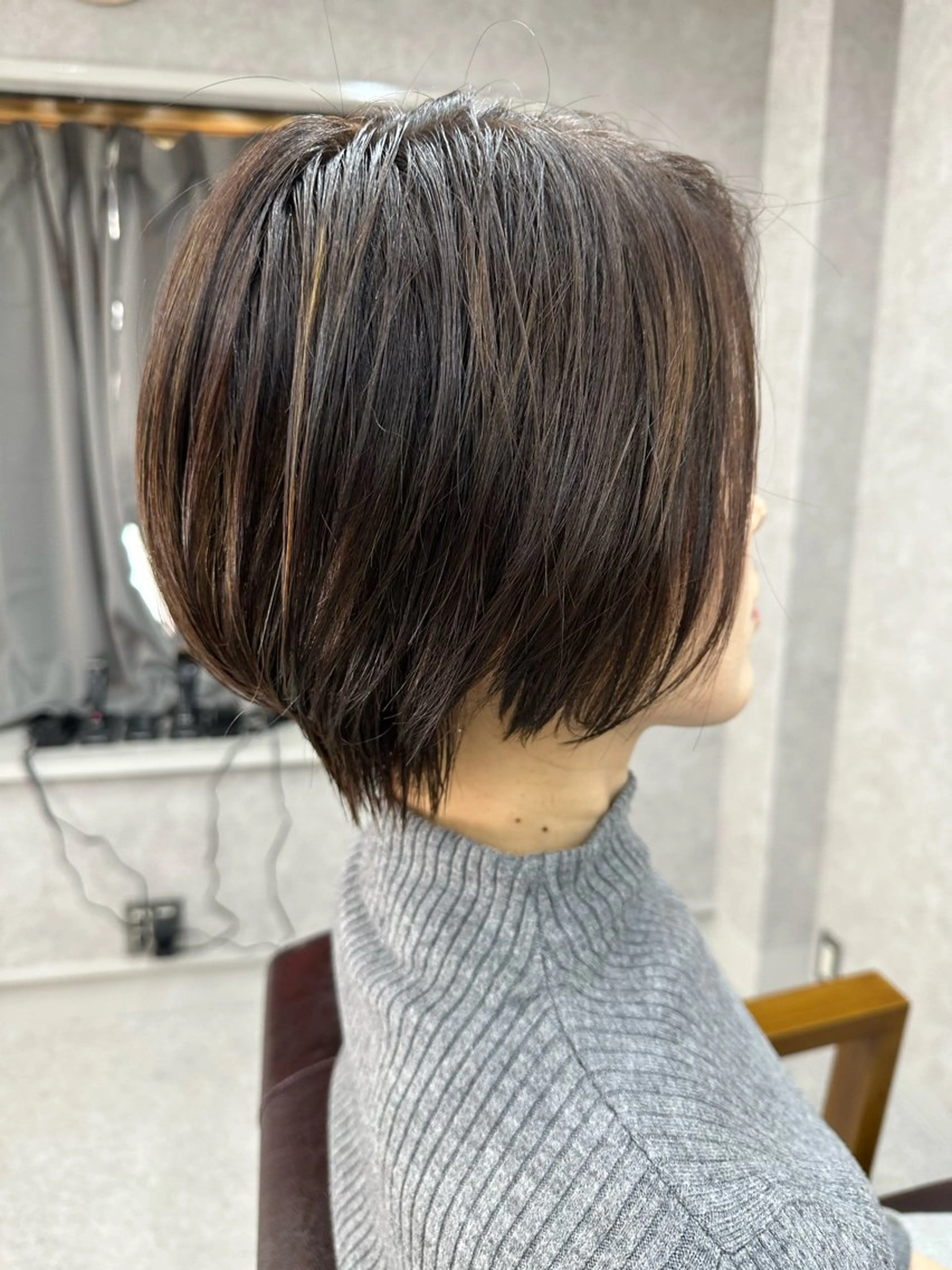 ショート カラー カット ヘアカラー トリートメント Lien 深井店のヘアスタイル
