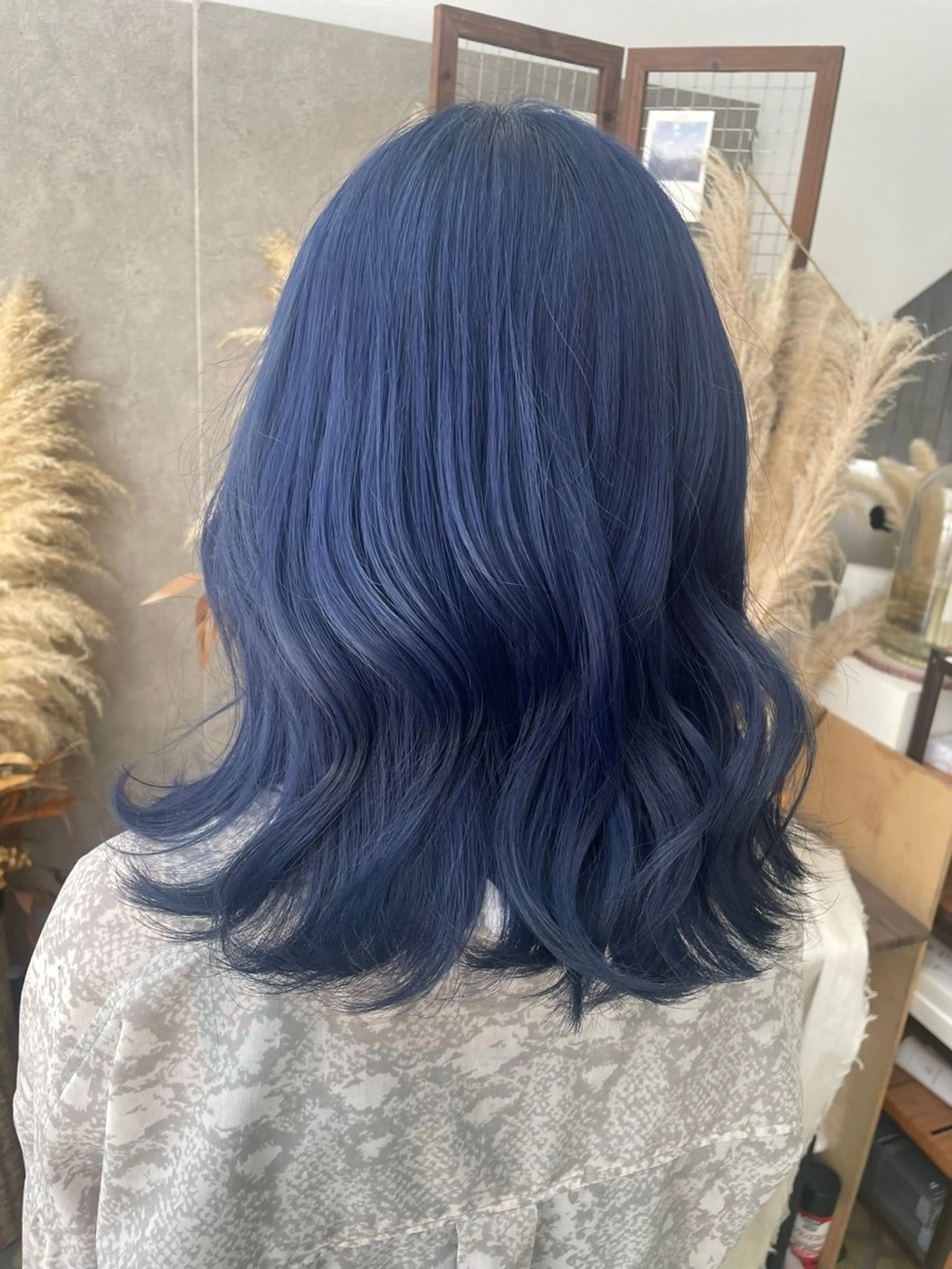 ミディアム カラー ヘアカラー トリートメント 萩原 加帆のヘアスタイル