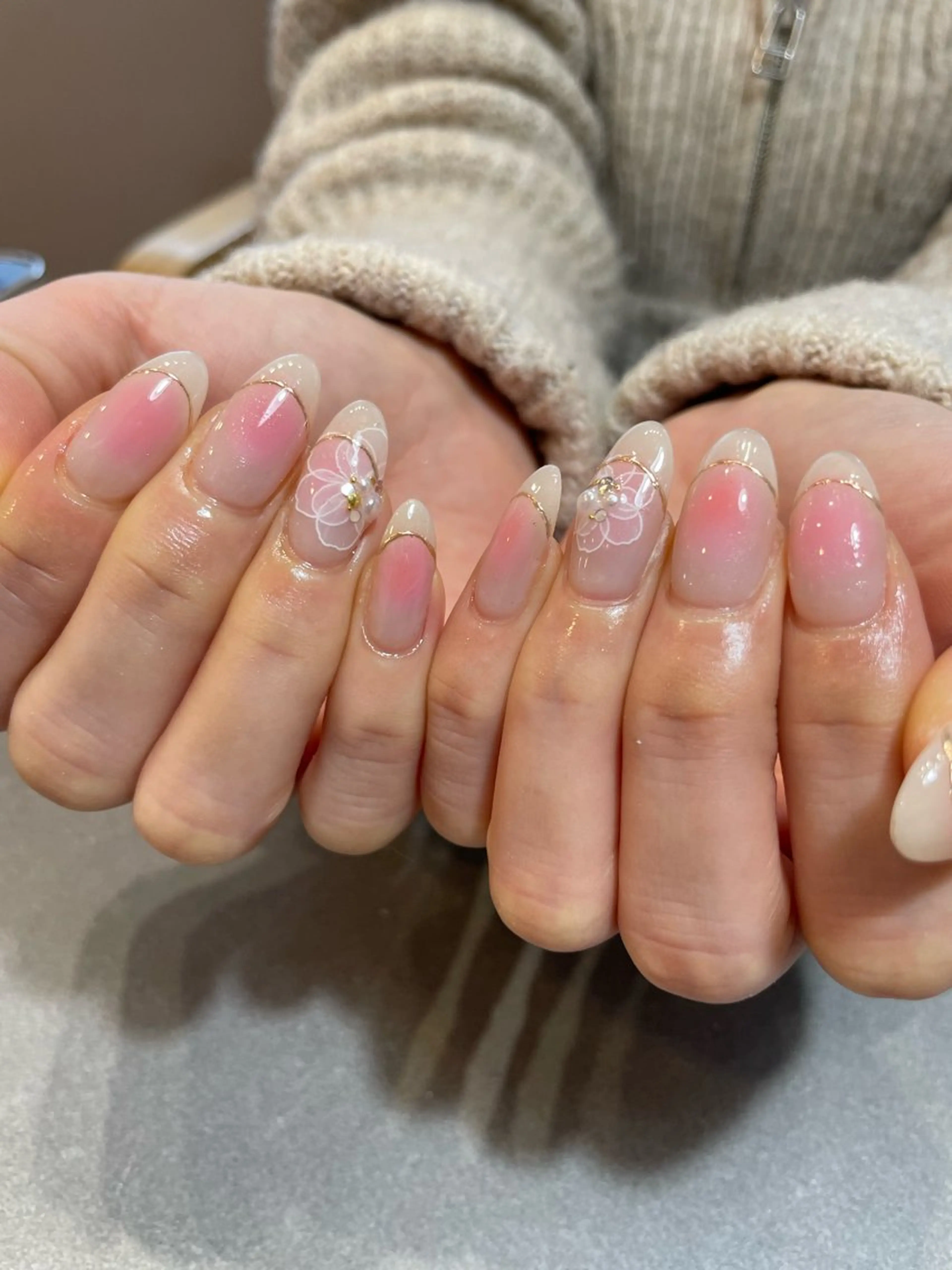 ロング colorer suuuのネイルデザイン