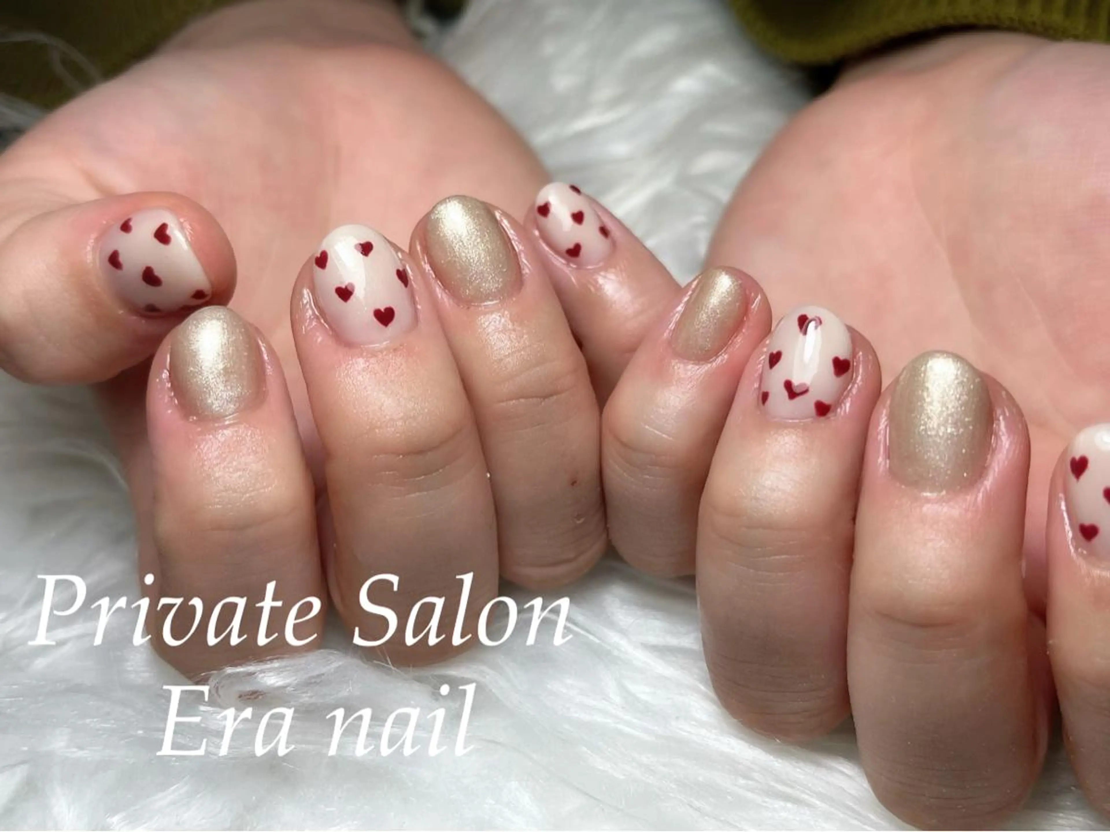 ネイル ハート Era nailのネイルデザイン