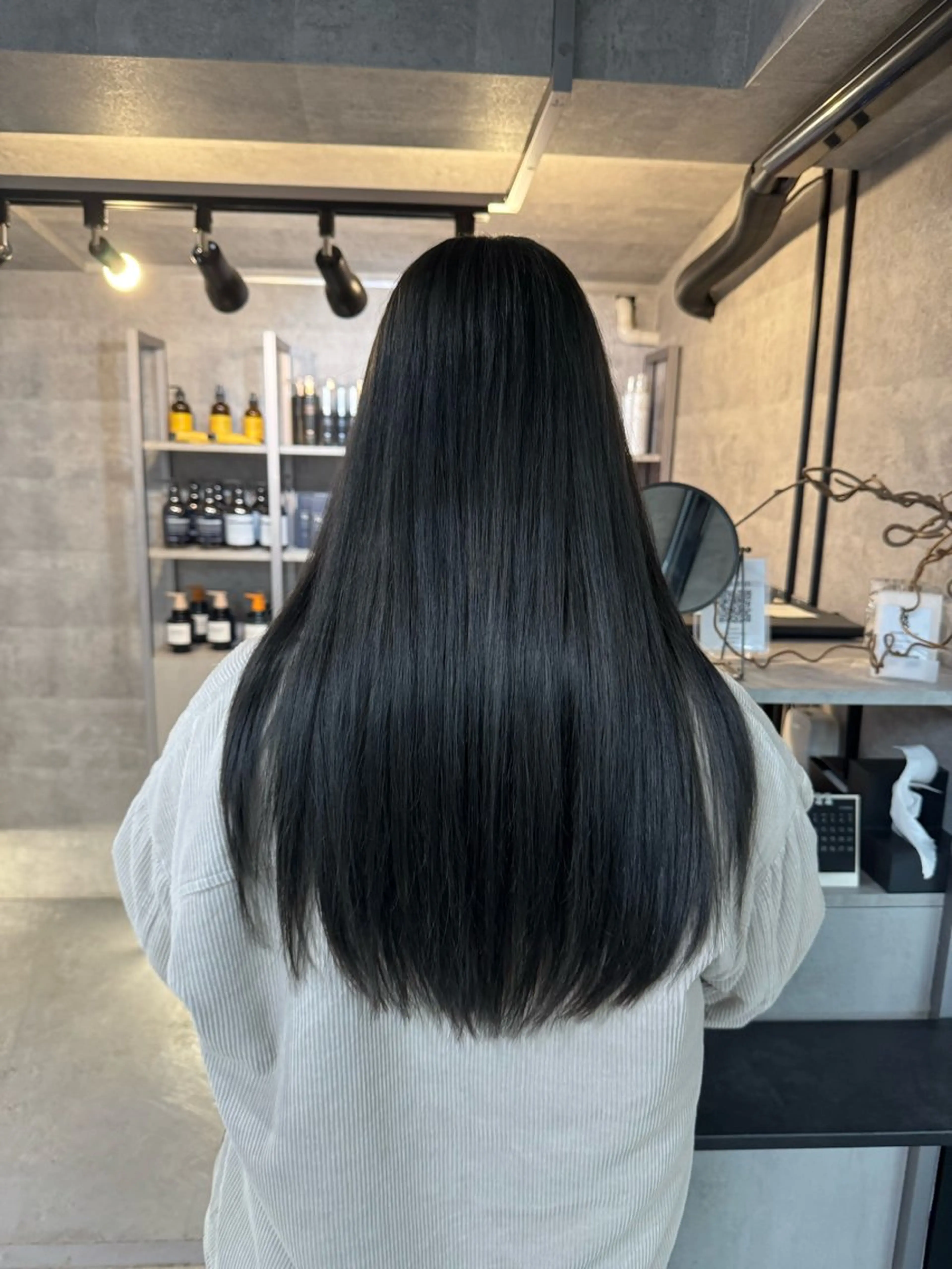 ロング カット ヘアカラー あなたのお悩み改善" You"💚❤️💛のヘアスタイル