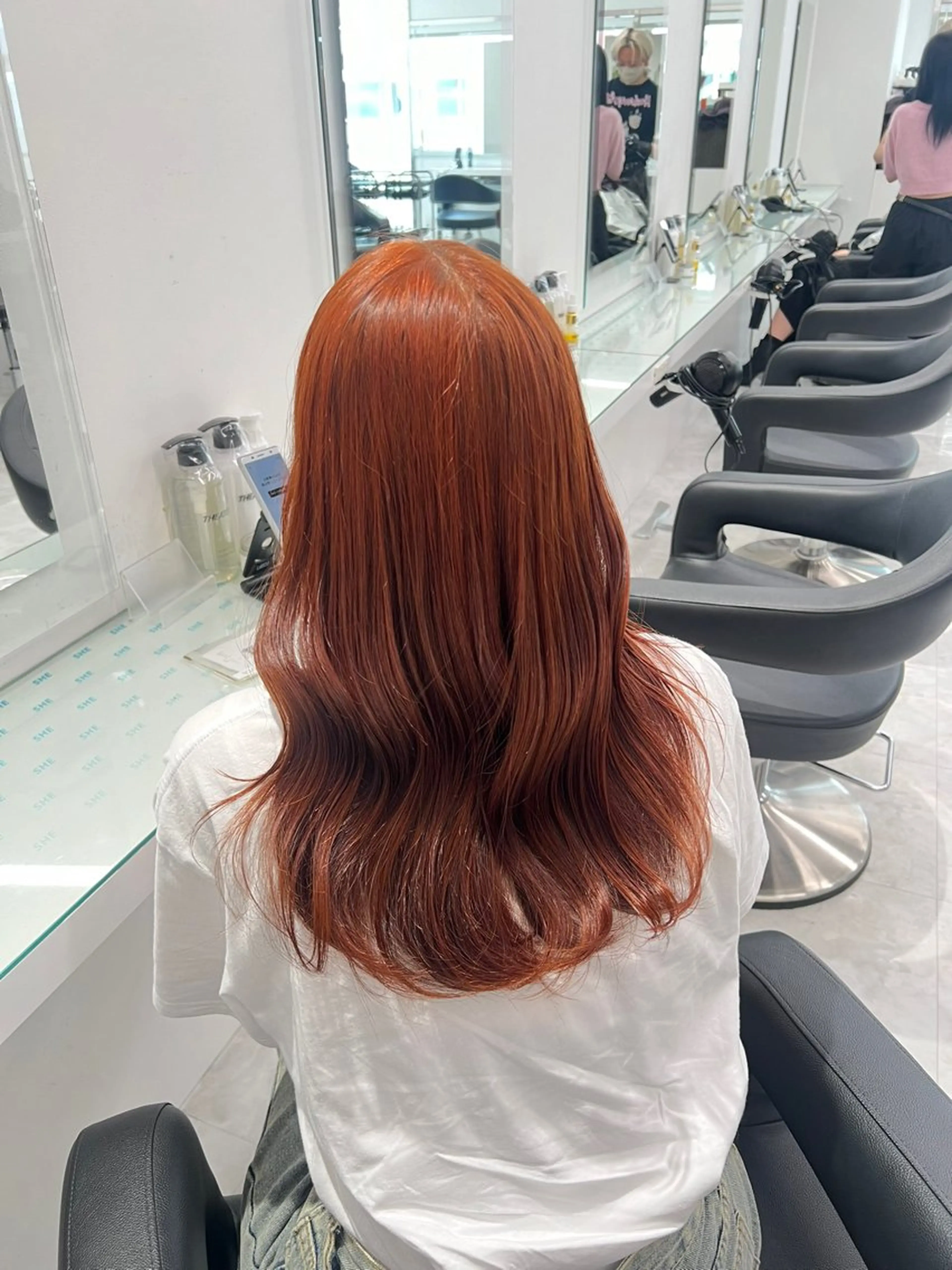 カラー 暖色カラーメンズ カットHIMENAのヘアスタイル