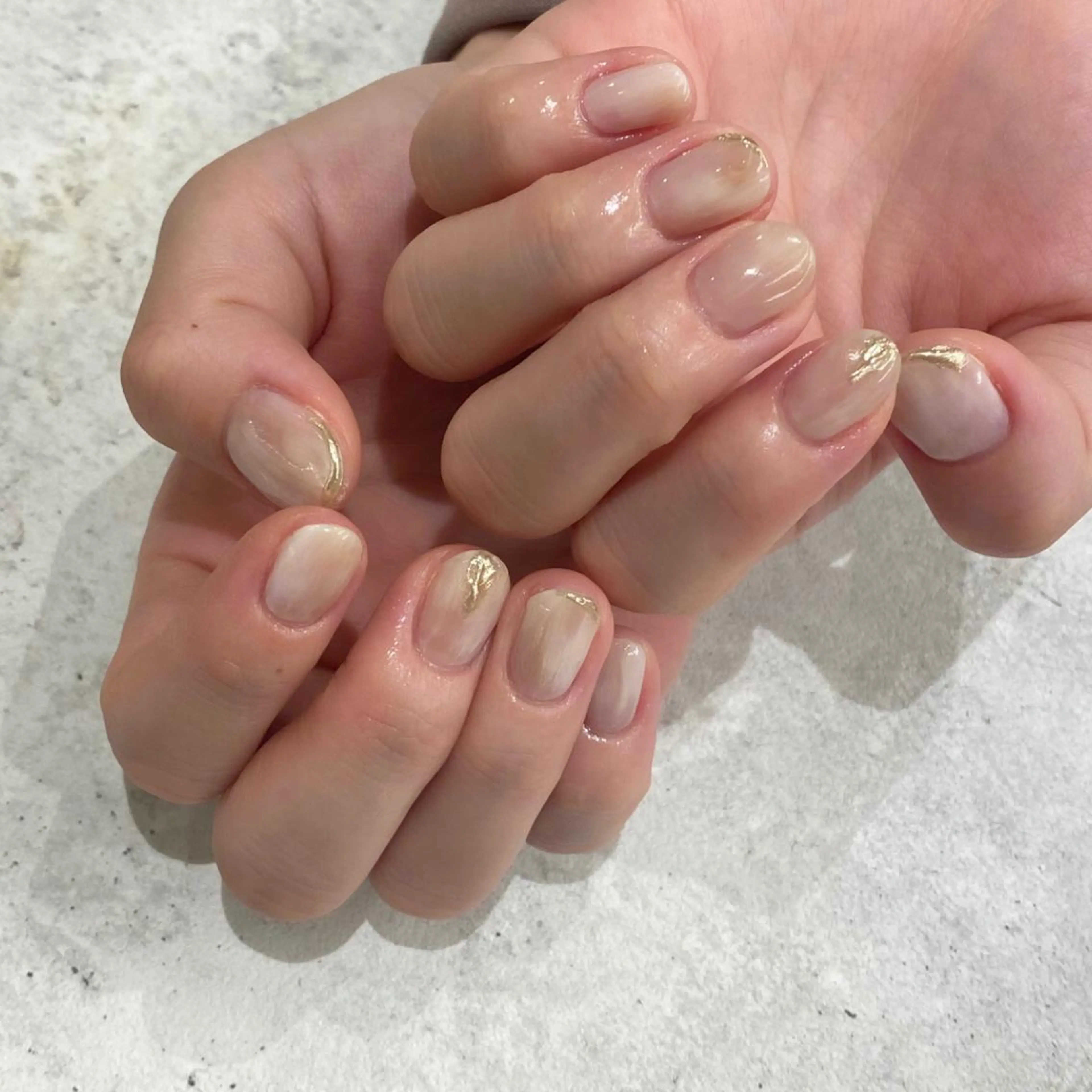 ネイル ハンドネイル Yuriko Omi パラジェル/渋谷のネイルデザイン