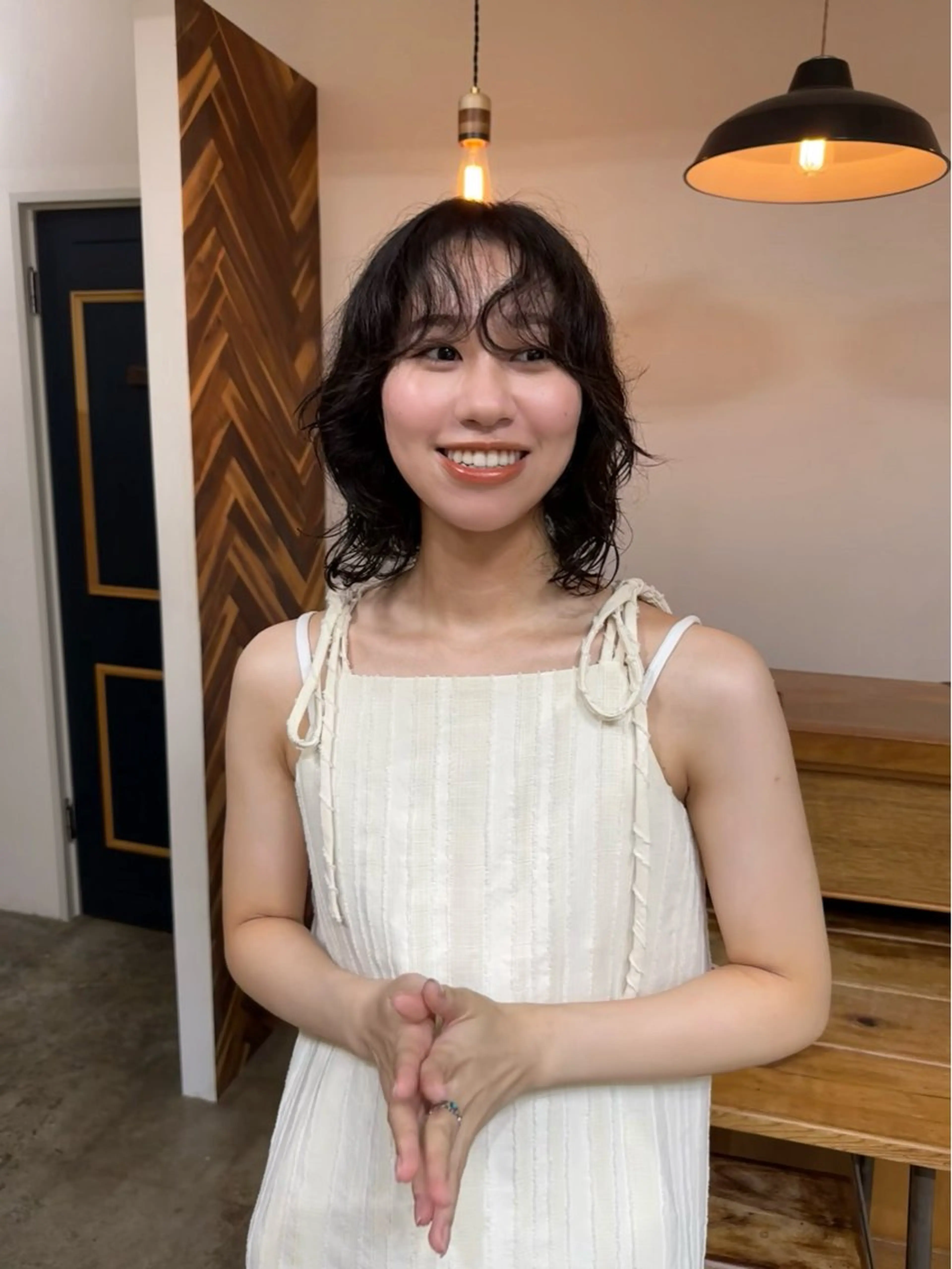 パーマ NAGISA 🎀カットモデル🎀のヘアスタイル