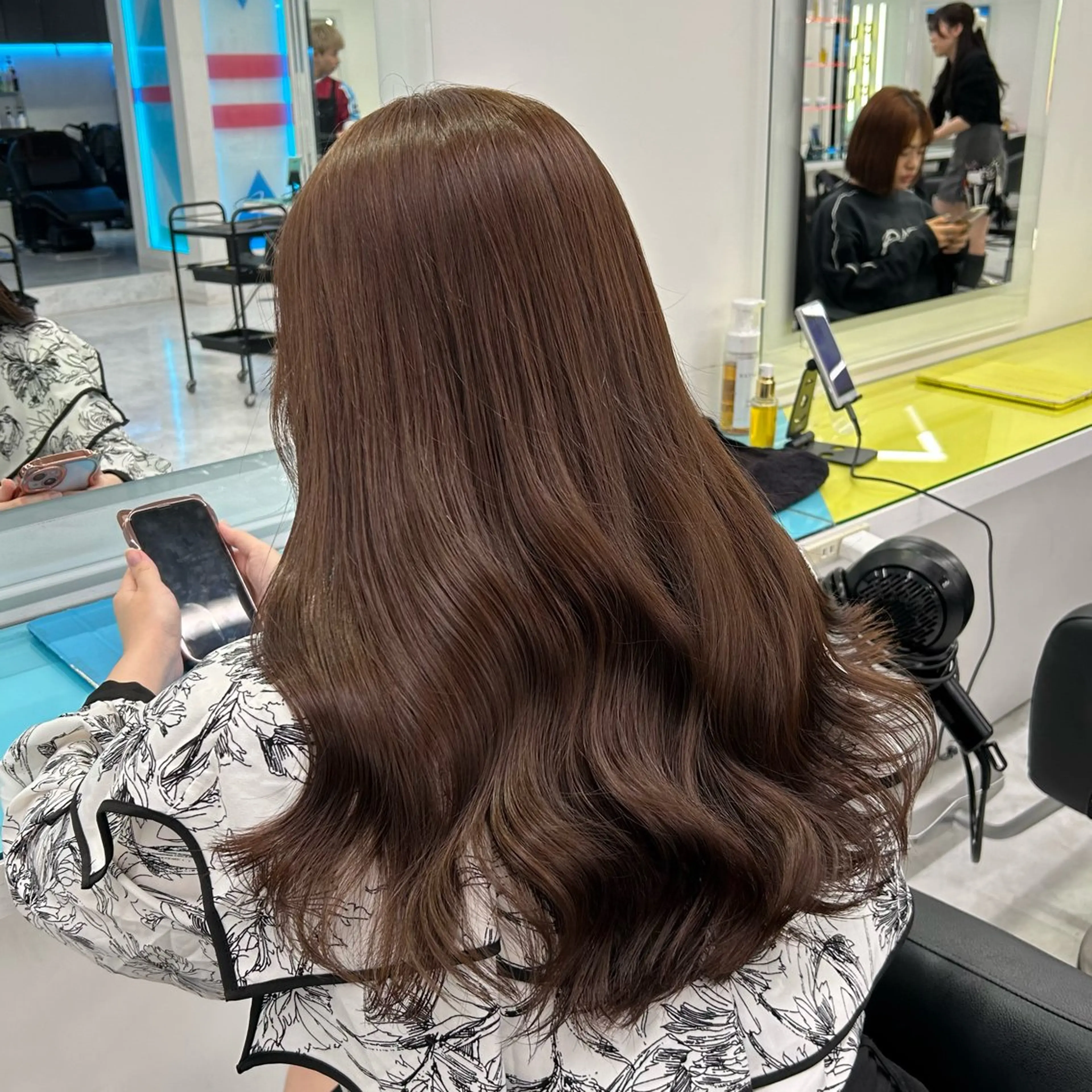 ロング ヘアカラー トリートメント Miwa🤍ダメージ レスカラー特化🦢のヘアスタイル