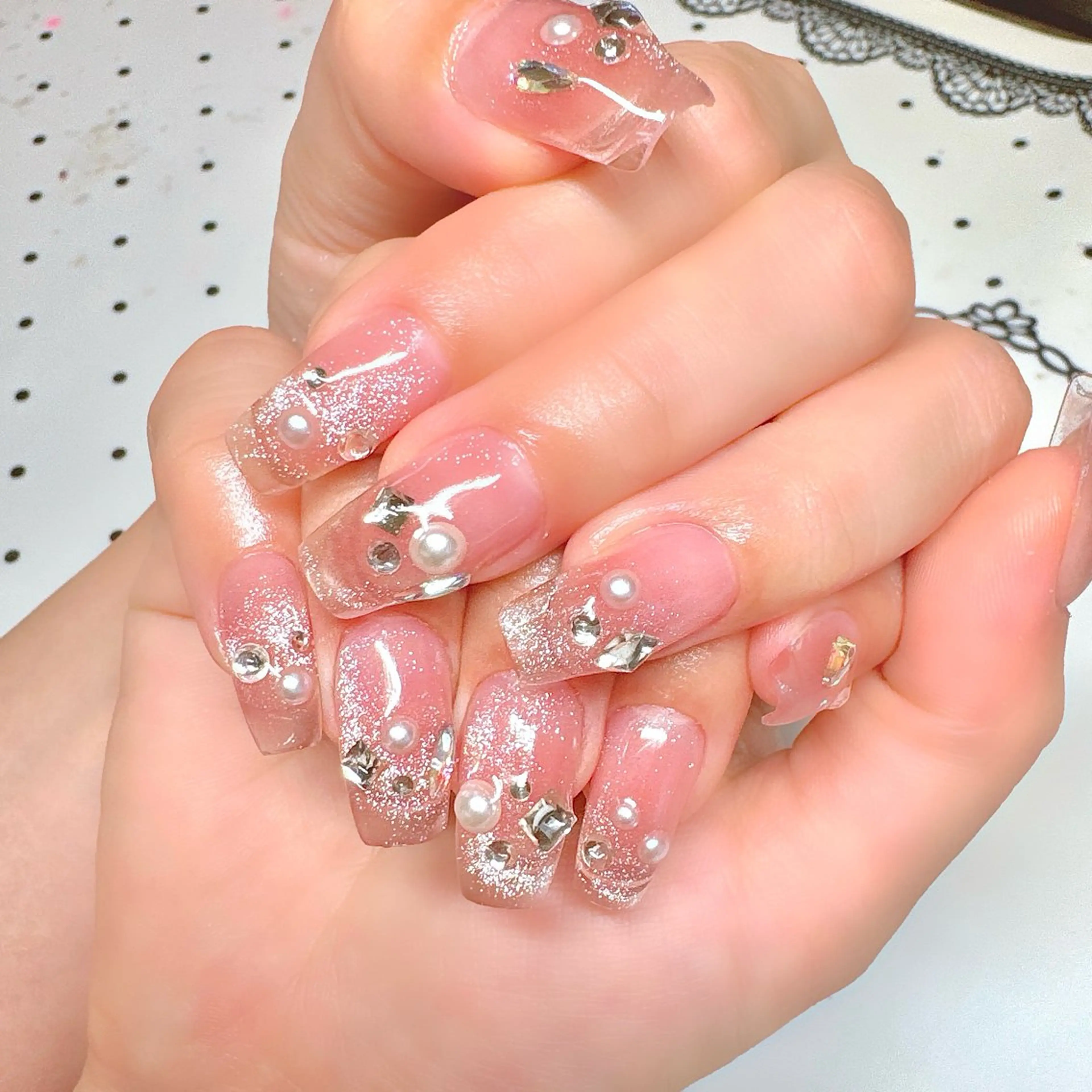 ネイル 長さ出し en.所属・en. NATSUKOのネイルデザイン