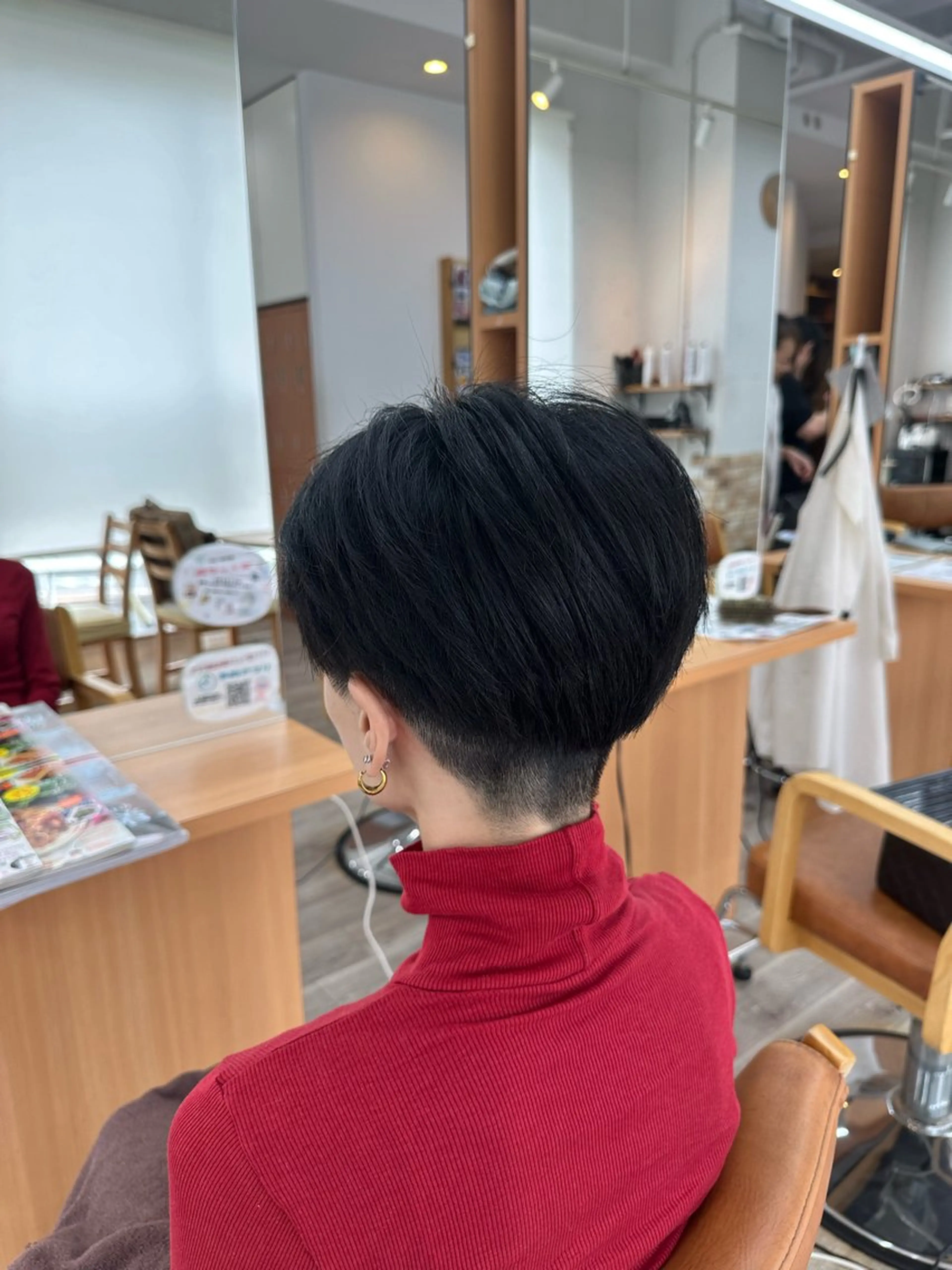 ショート ベリーショート レイヤーカット ショートヘア 三留玲愛 /似合わせカット/のヘアスタイル