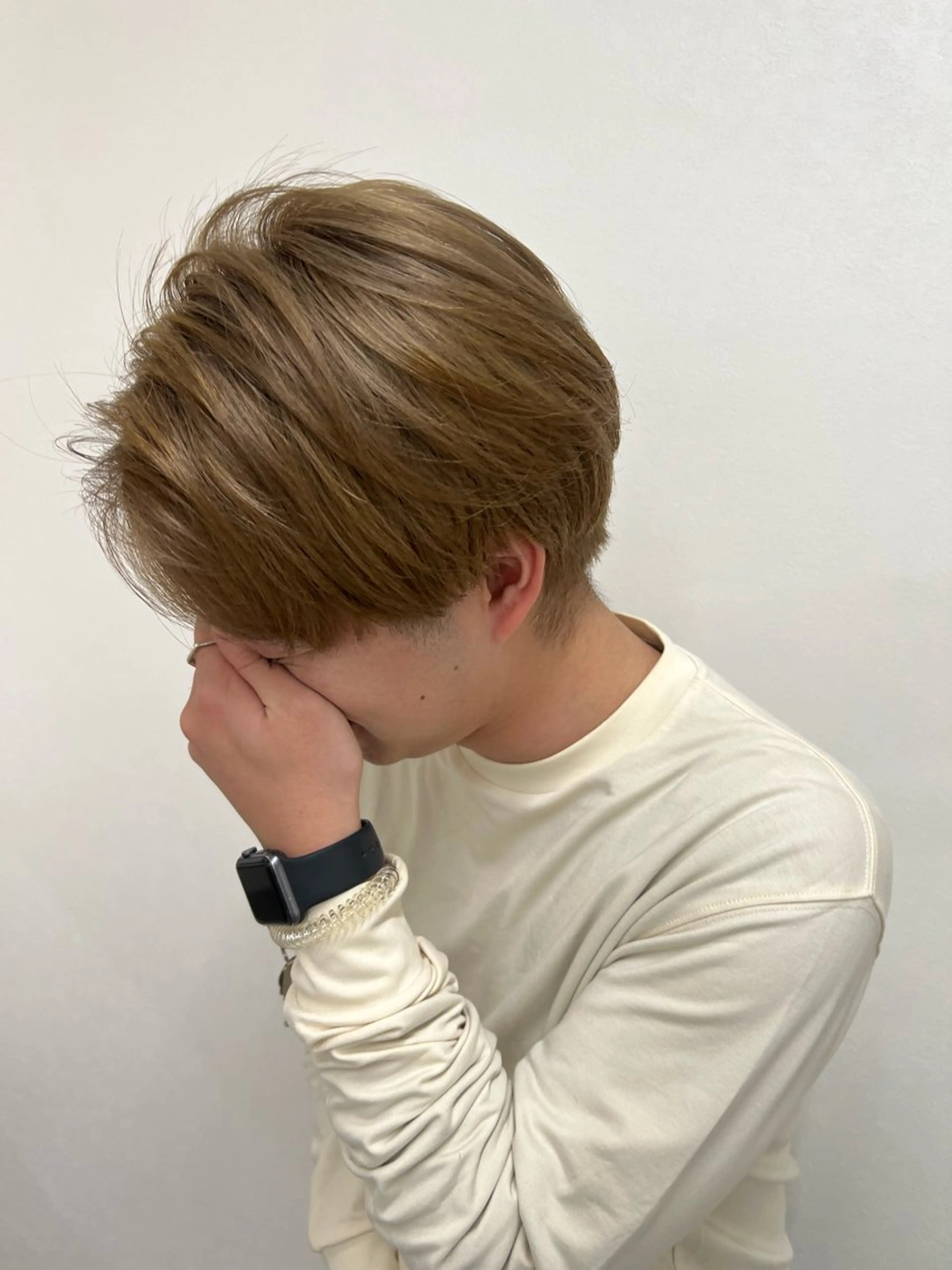 カラー メンズ ヘアカラー Elsa the leap元町店所属・Elsa アヤカのヘアスタイル