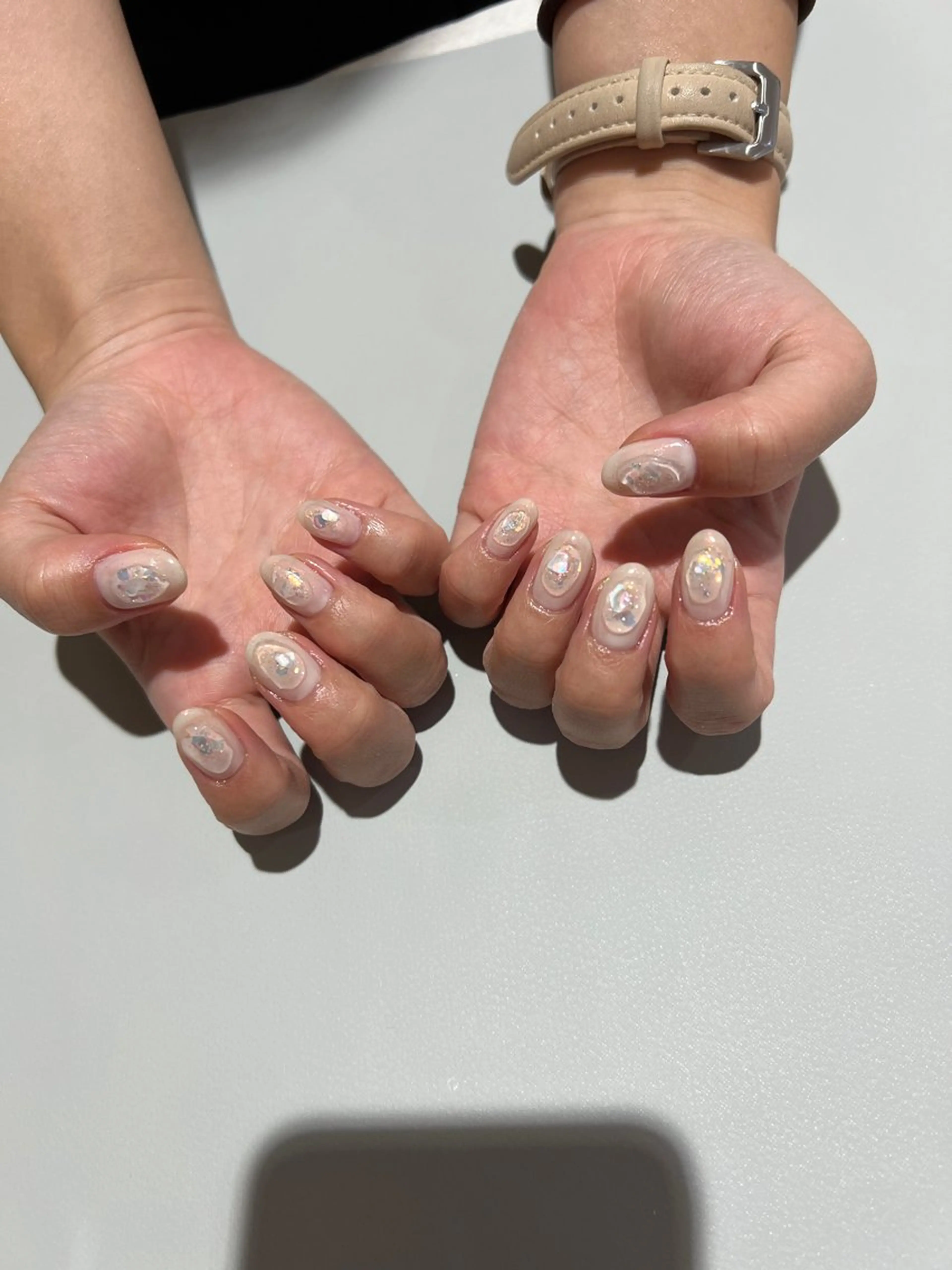 ネイル ニュアンスネイル GLAD nail 新宿のネイルデザイン