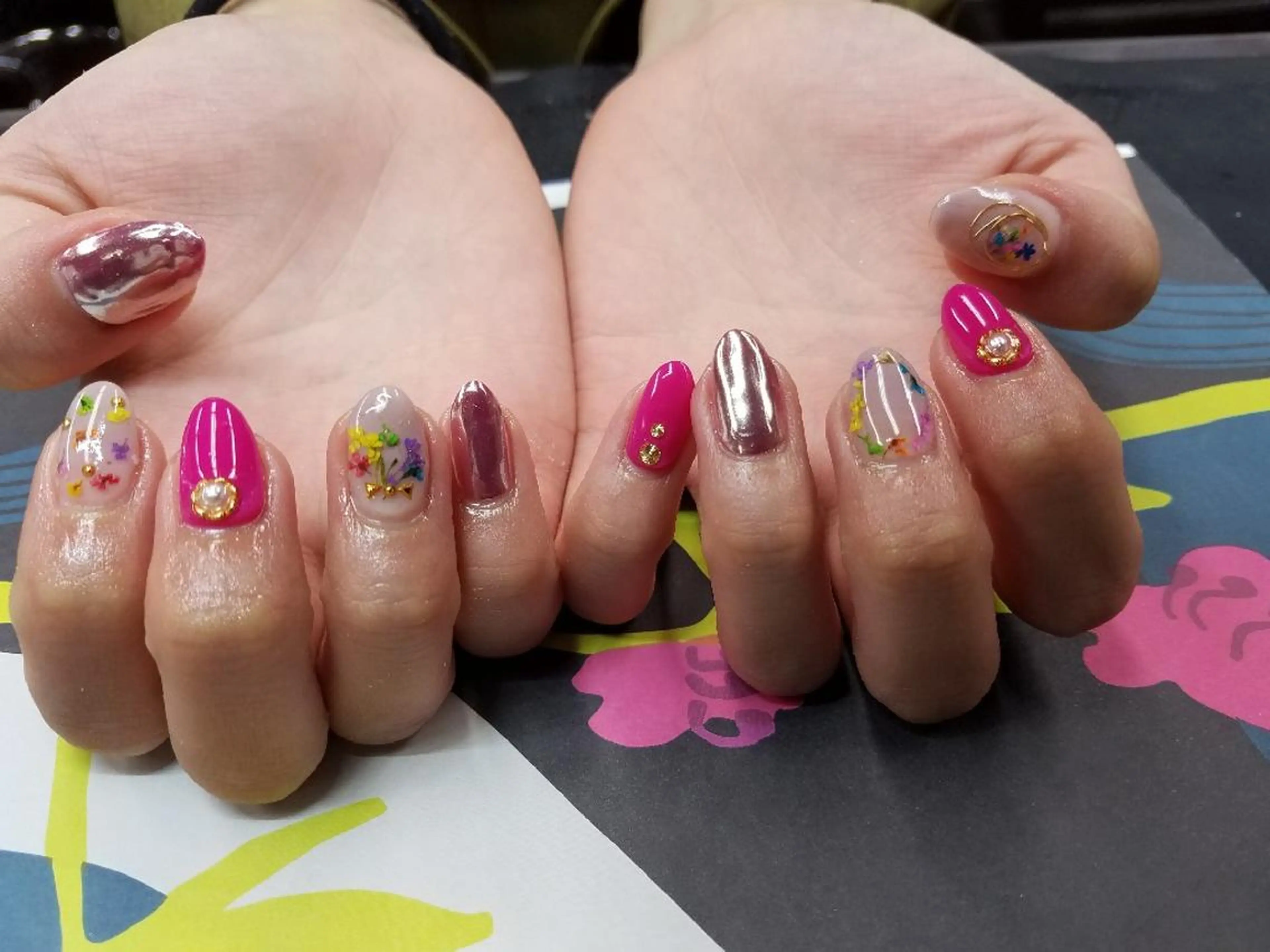 ショート ネイル JuniNail韓国 ネイリストsuのネイルデザイン