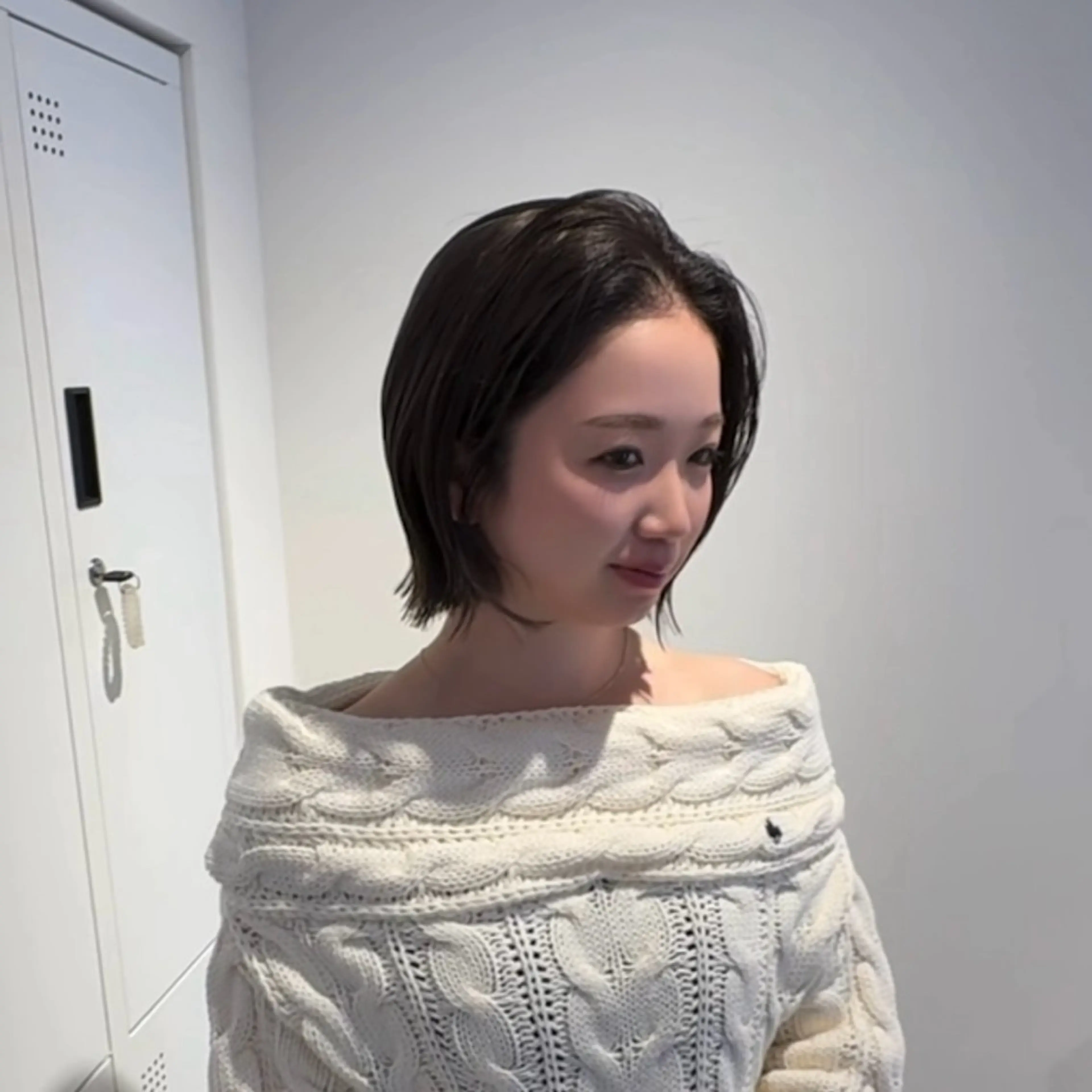 ショート 切りっぱなしボブ ボブ 髪質改善 SASE/ 🍒nodoka🍒のヘアスタイル