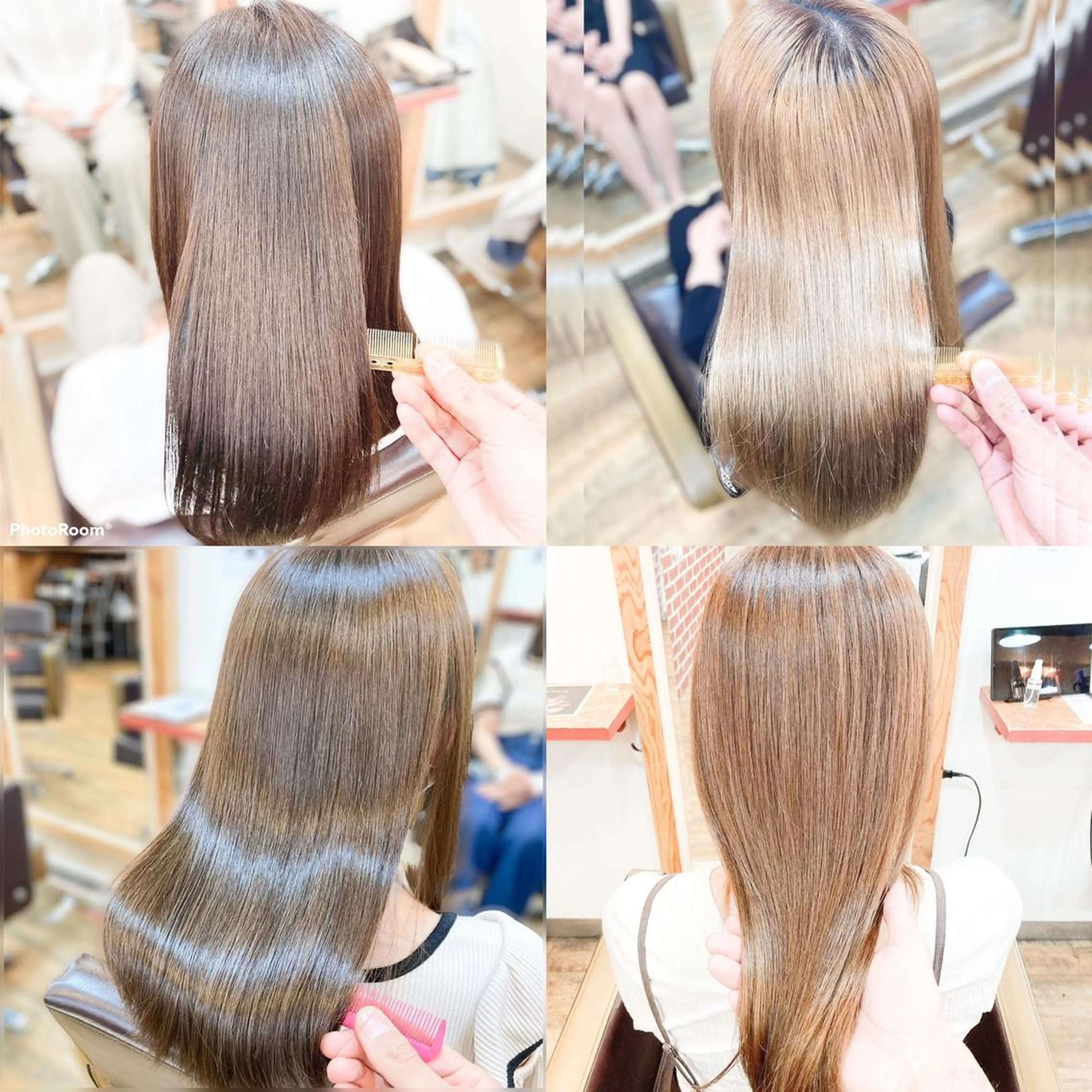 ロング 絹髪に小顔レイヤー KASHIのヘアスタイル