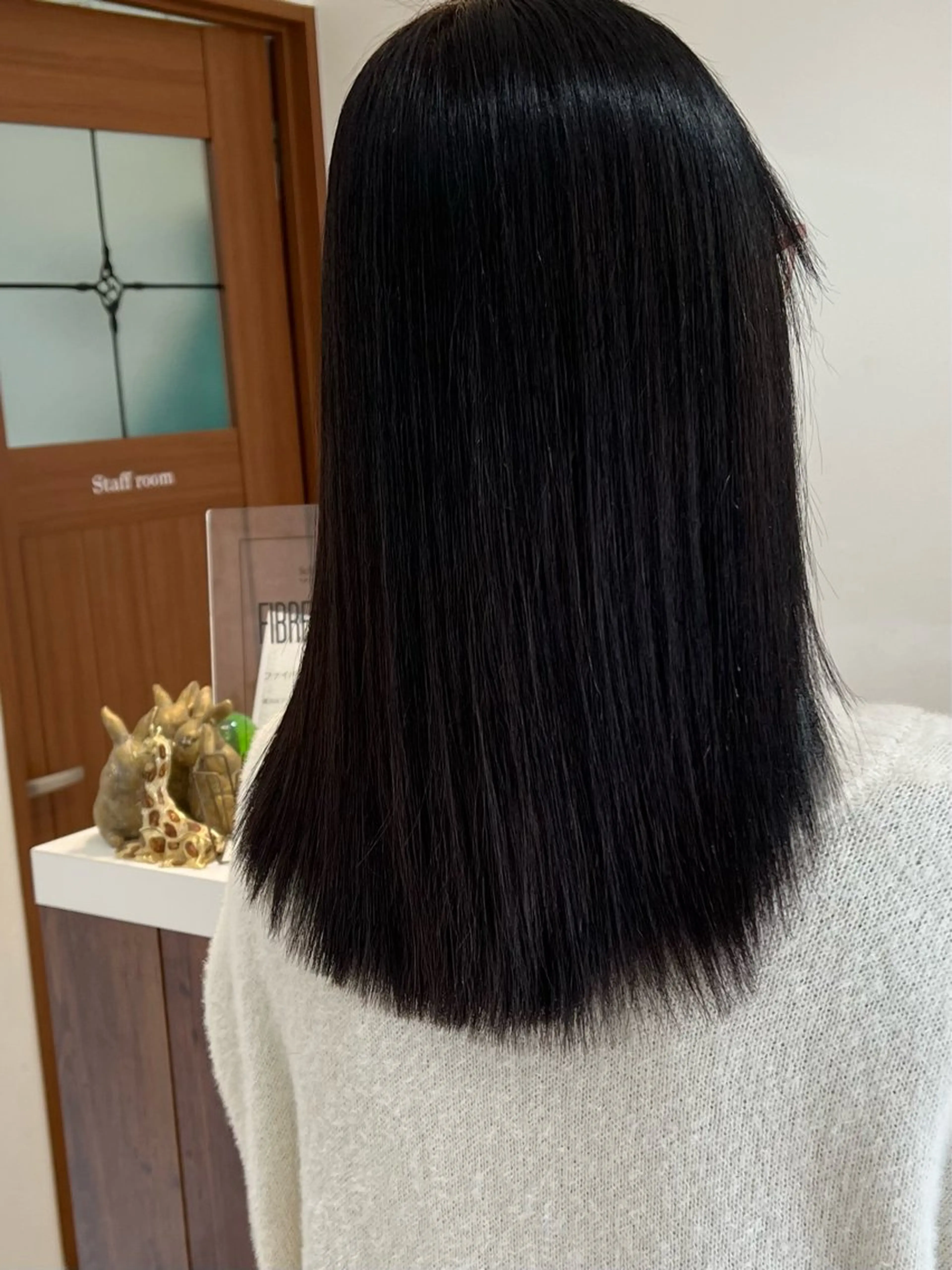 セミロング 縮毛矯正 酸性ストレート カット ヘアカラー 縮毛矯正 トリートメント HAIR BEAUTY Plaser所属・透明感カラー🕊️✨ Mayu🦮🩶のヘアスタイル