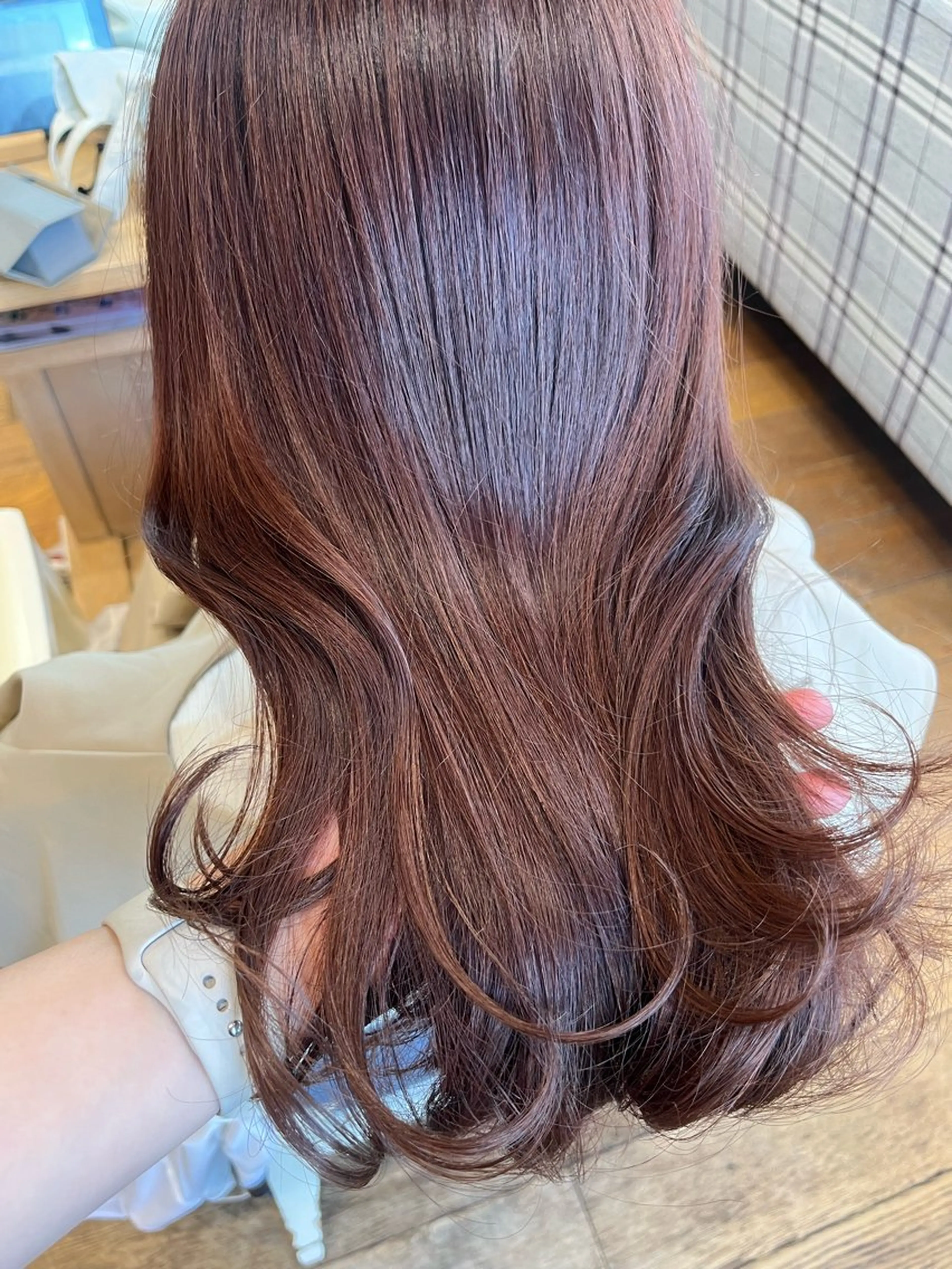 ミディアム カラー ブラウンカラー ヘアカラー 暖色カラー/似合わせ カット/名古屋/辻のヘアスタイル