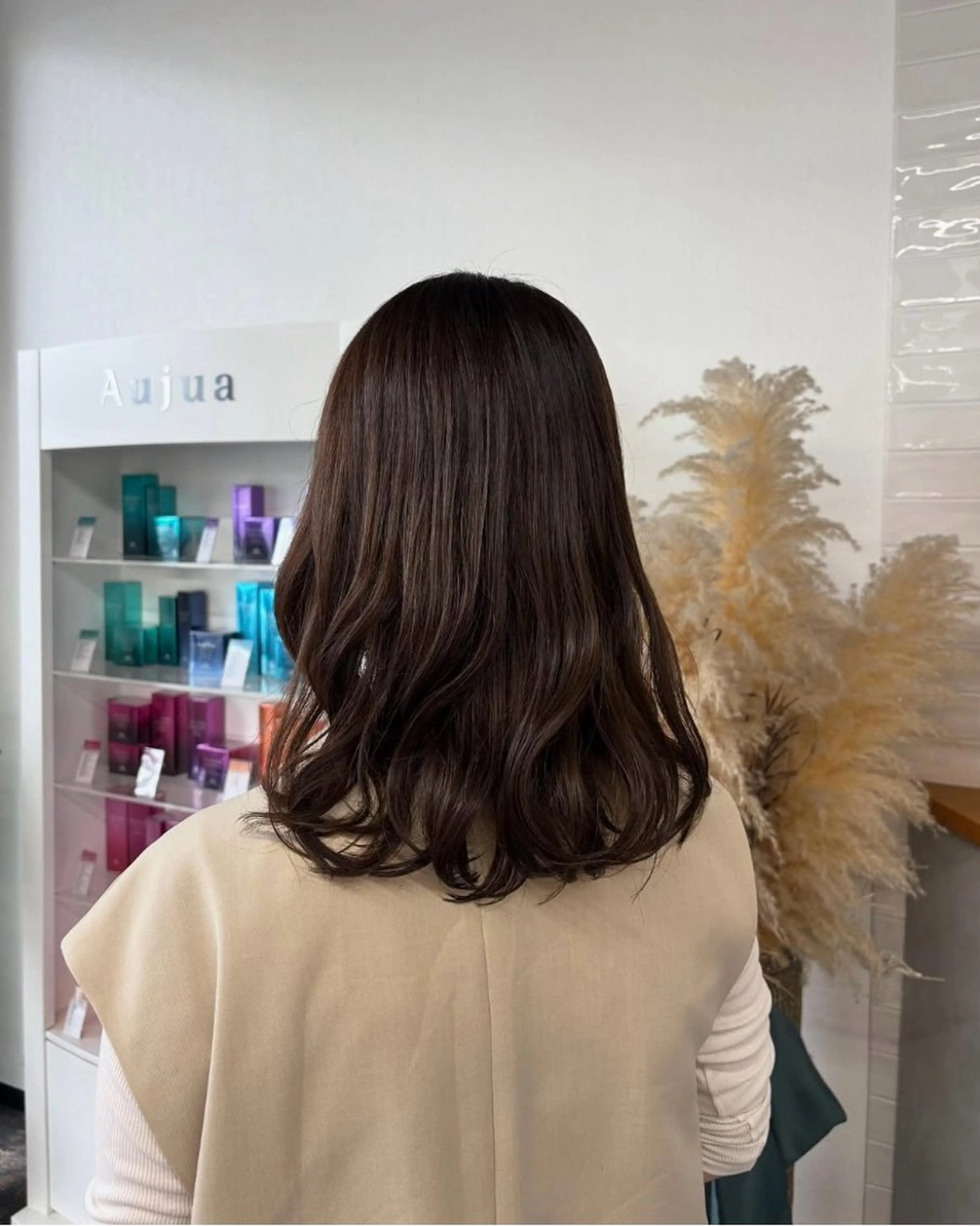ミディアム カラー sol Amiのヘアスタイル