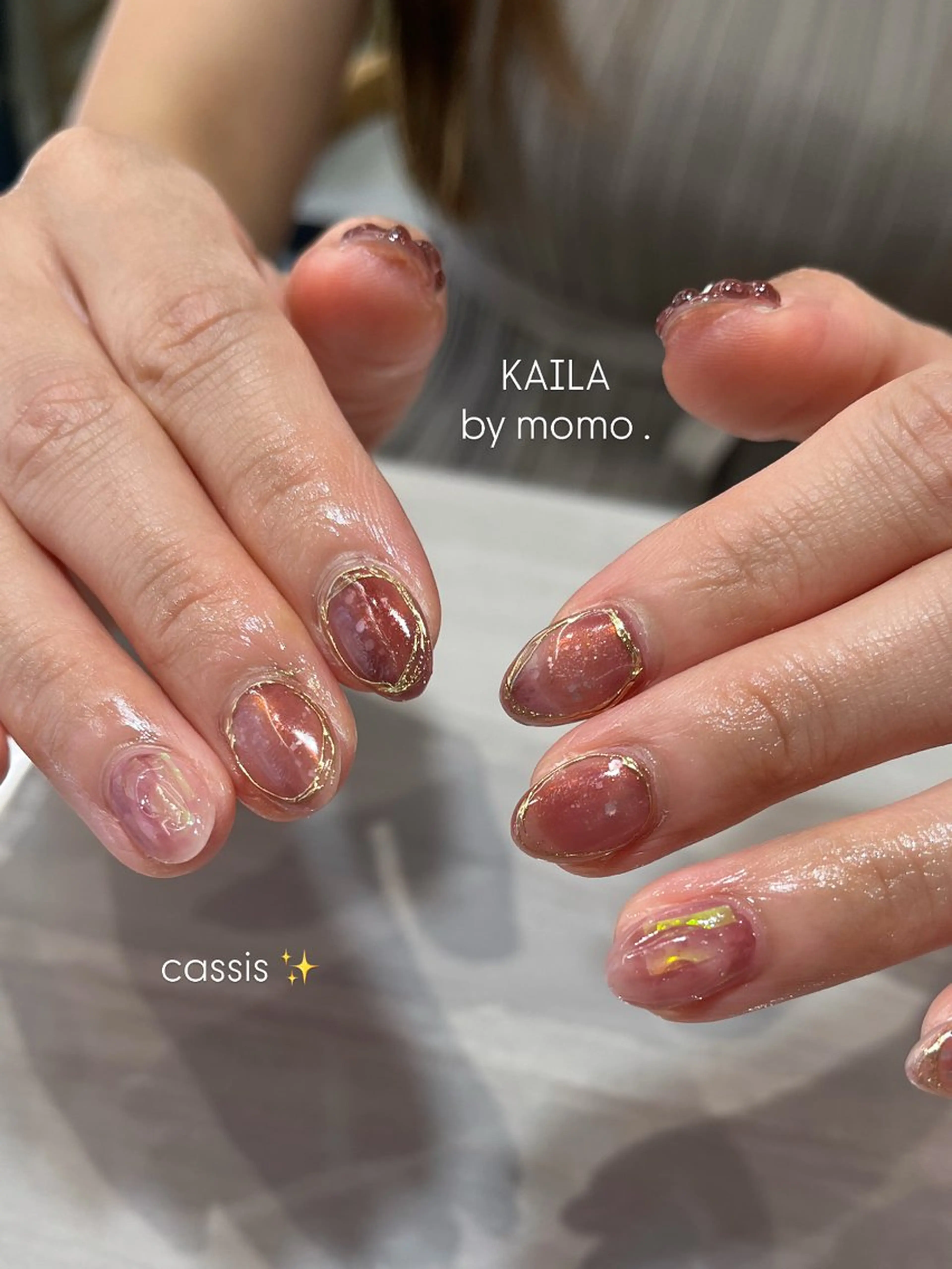 ネイル ハンドネイル KAILA momo.のネイルデザイン