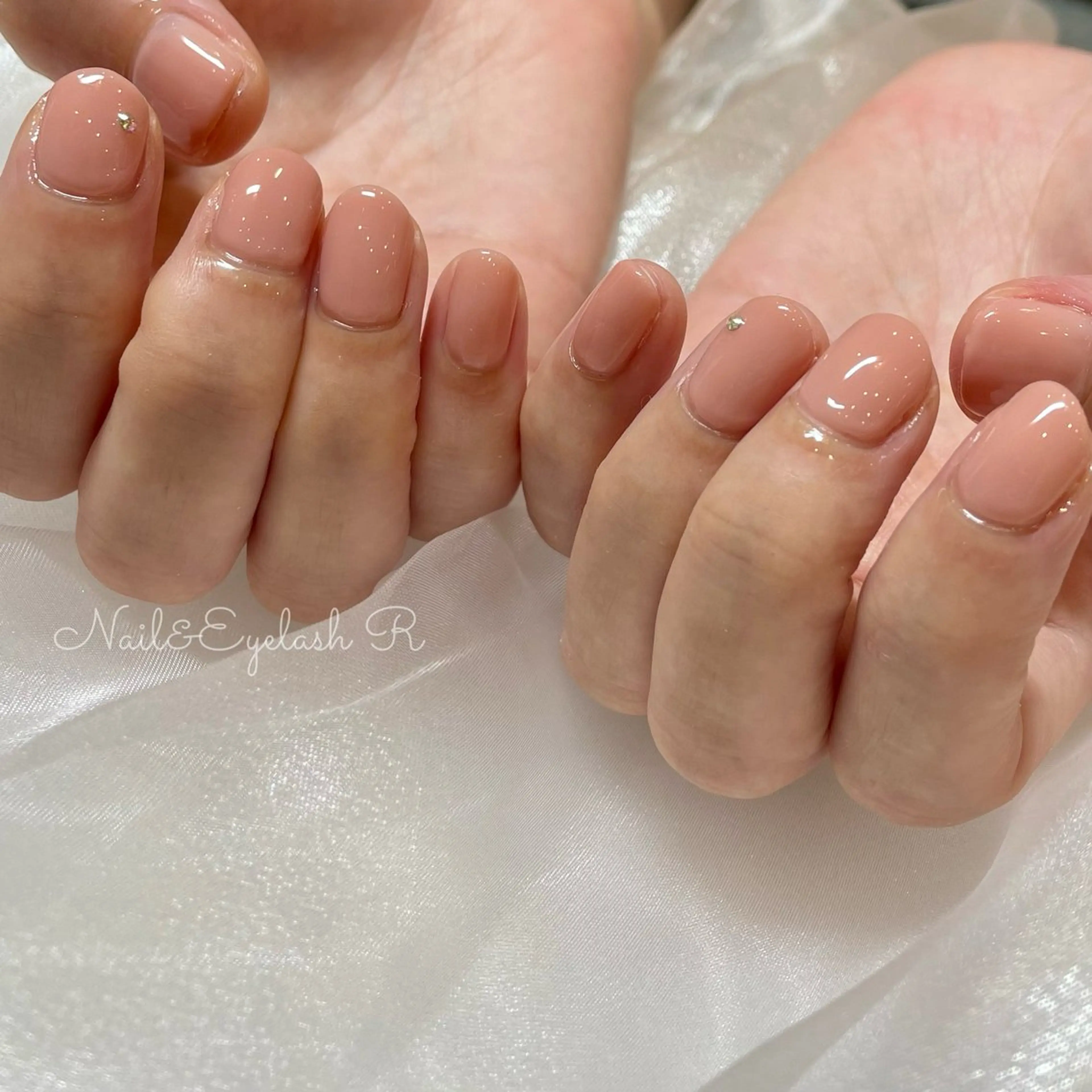 ショート 韓国風ヘア Nail Eyelash R所属・Nail Rのネイルデザイン