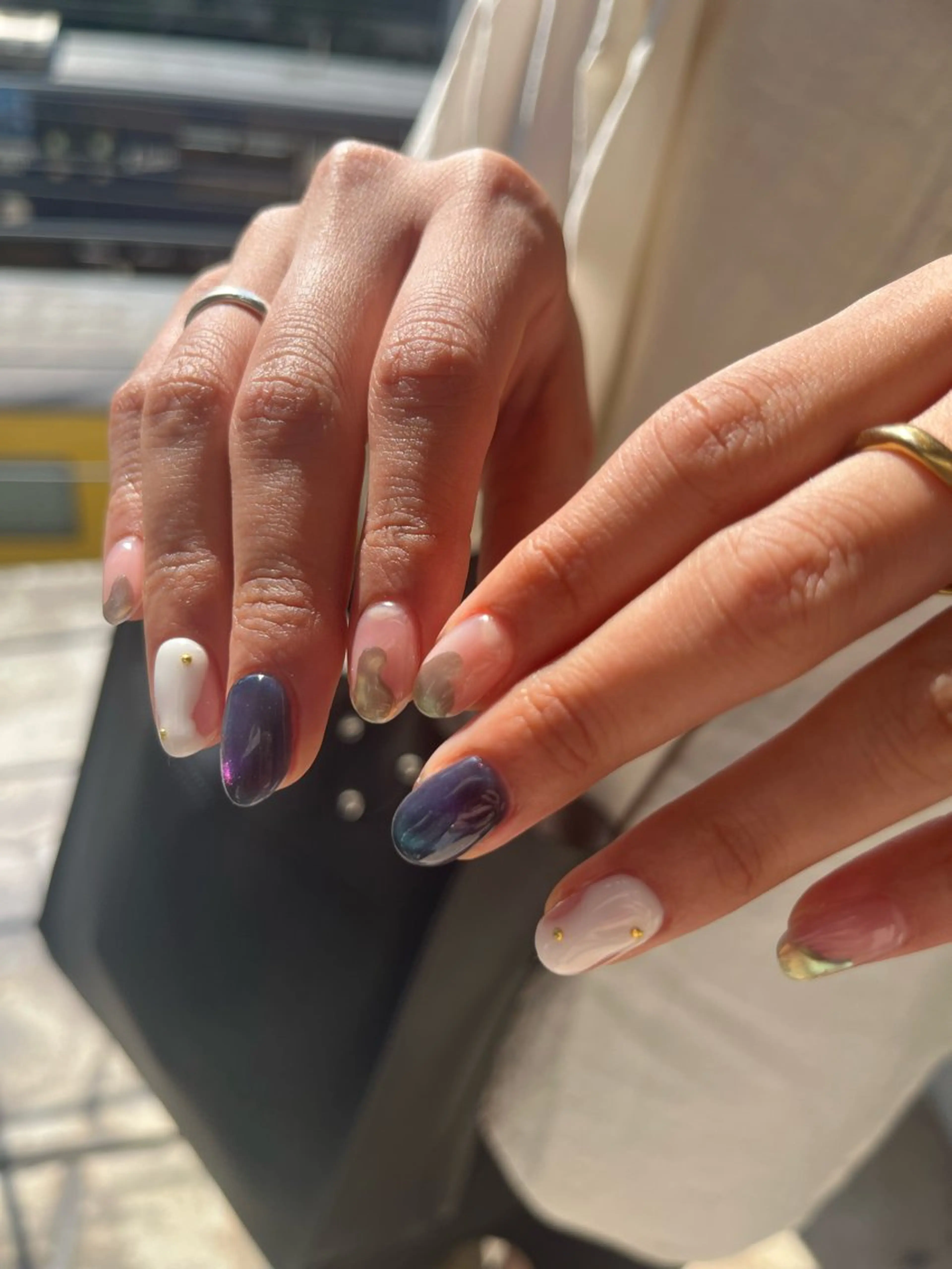 ネイル アートネイル フットネイル ジェルネイル 韓国ネイル マグネットネイル ハンドネイル MARU NAIL natsukiのネイルデザイン