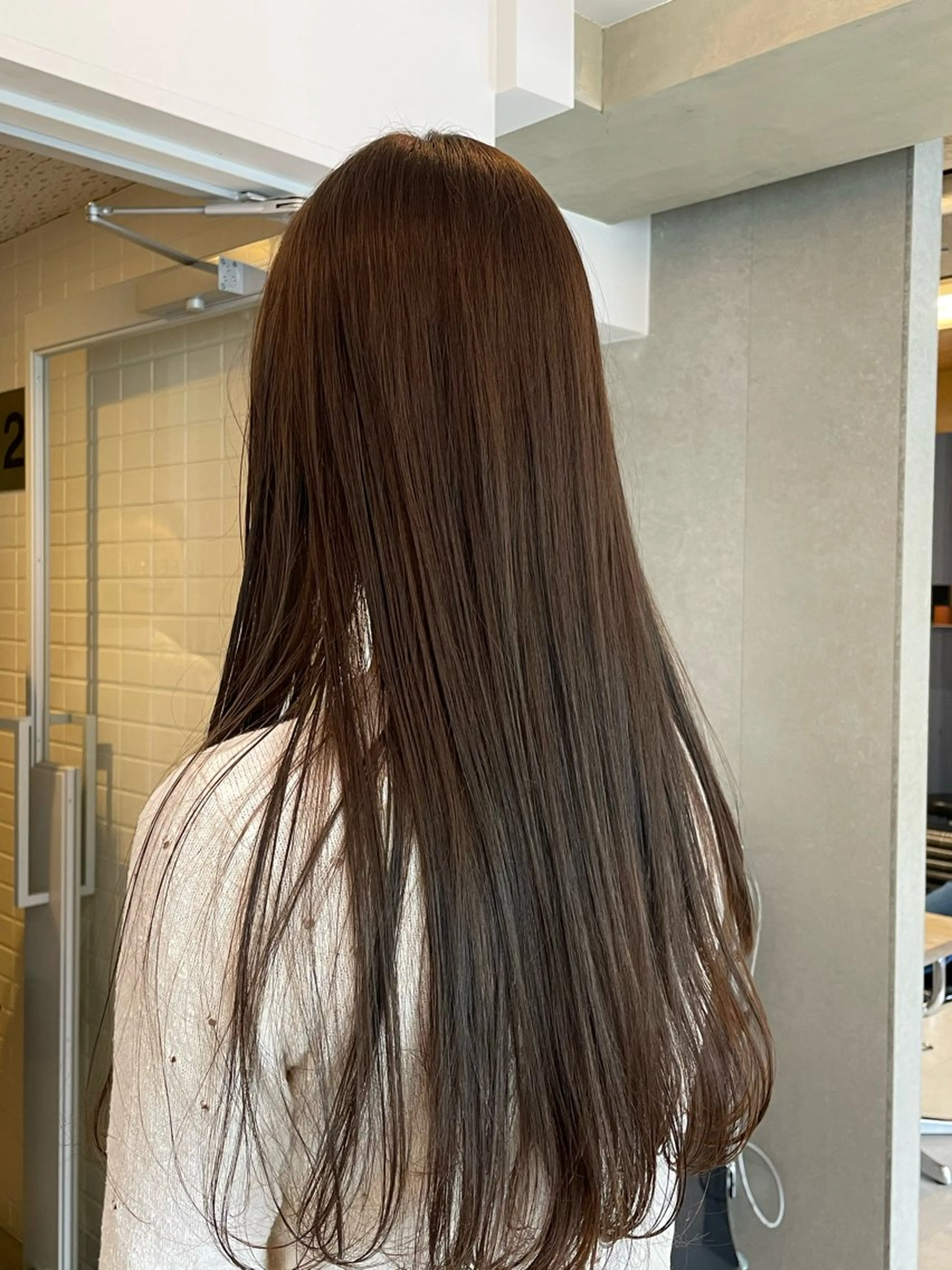ロング UNFEIGNED02所属・カイ/名古屋／伏見/ パーマモデルのヘアスタイル