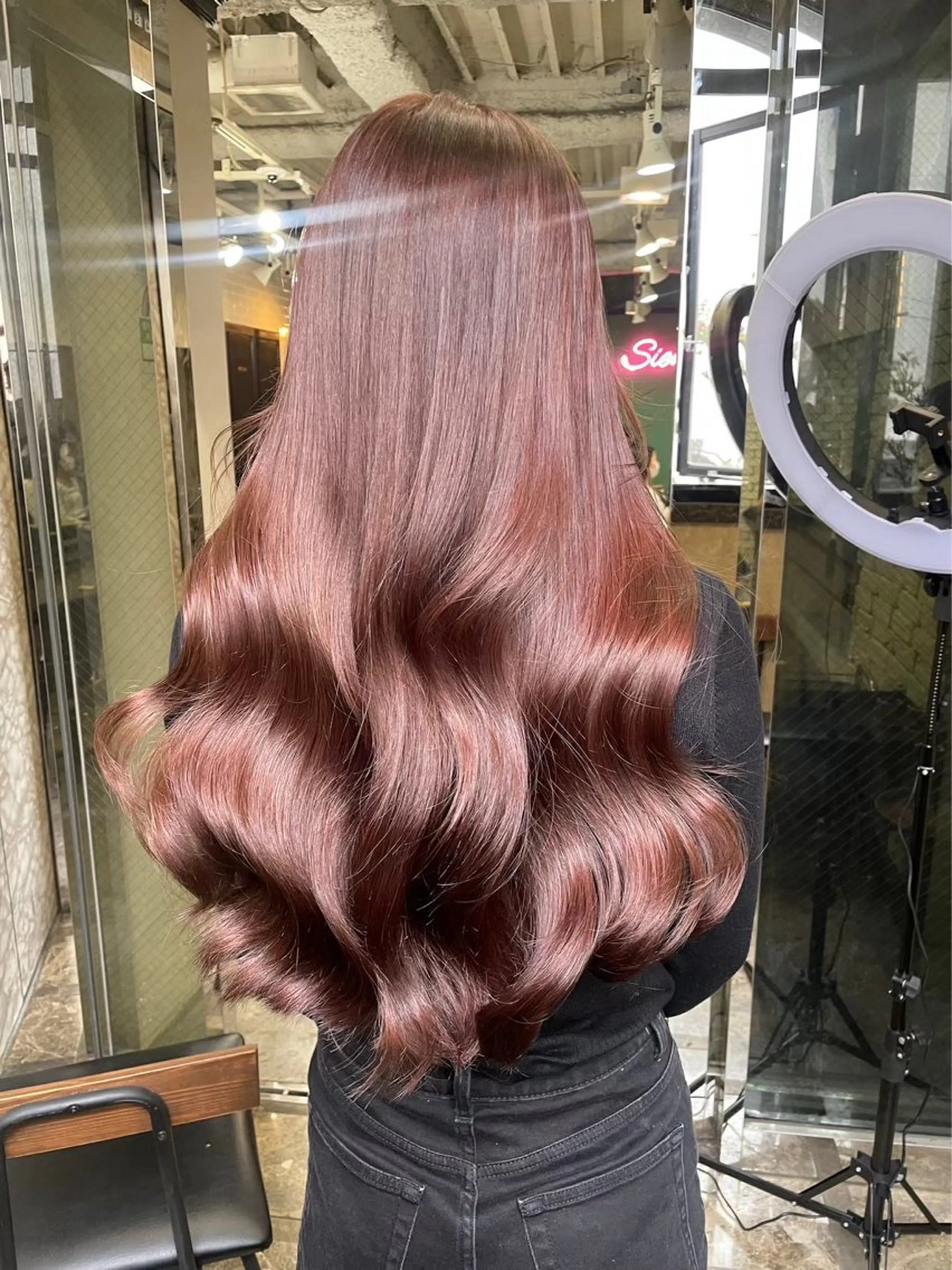 ロング カラー ヘアアレンジ ヘアカラー トリートメント ヘッドスパ ヘアセット 🫧透明感／艶カラー 🫧Ryuseiのヘアスタイル