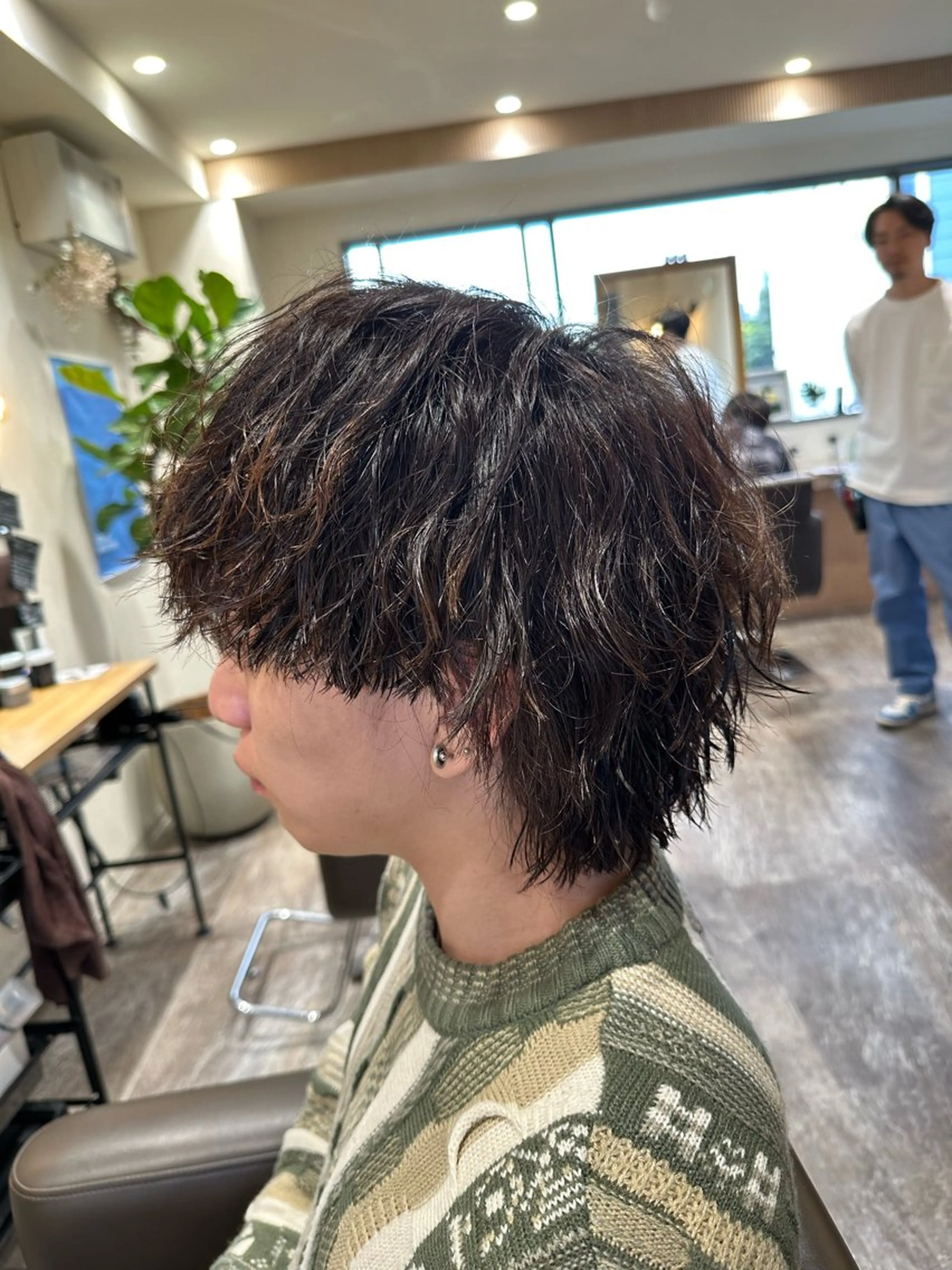 パーマ メンズ 【メンズパーマ】比嘉 啓人のヘアスタイル