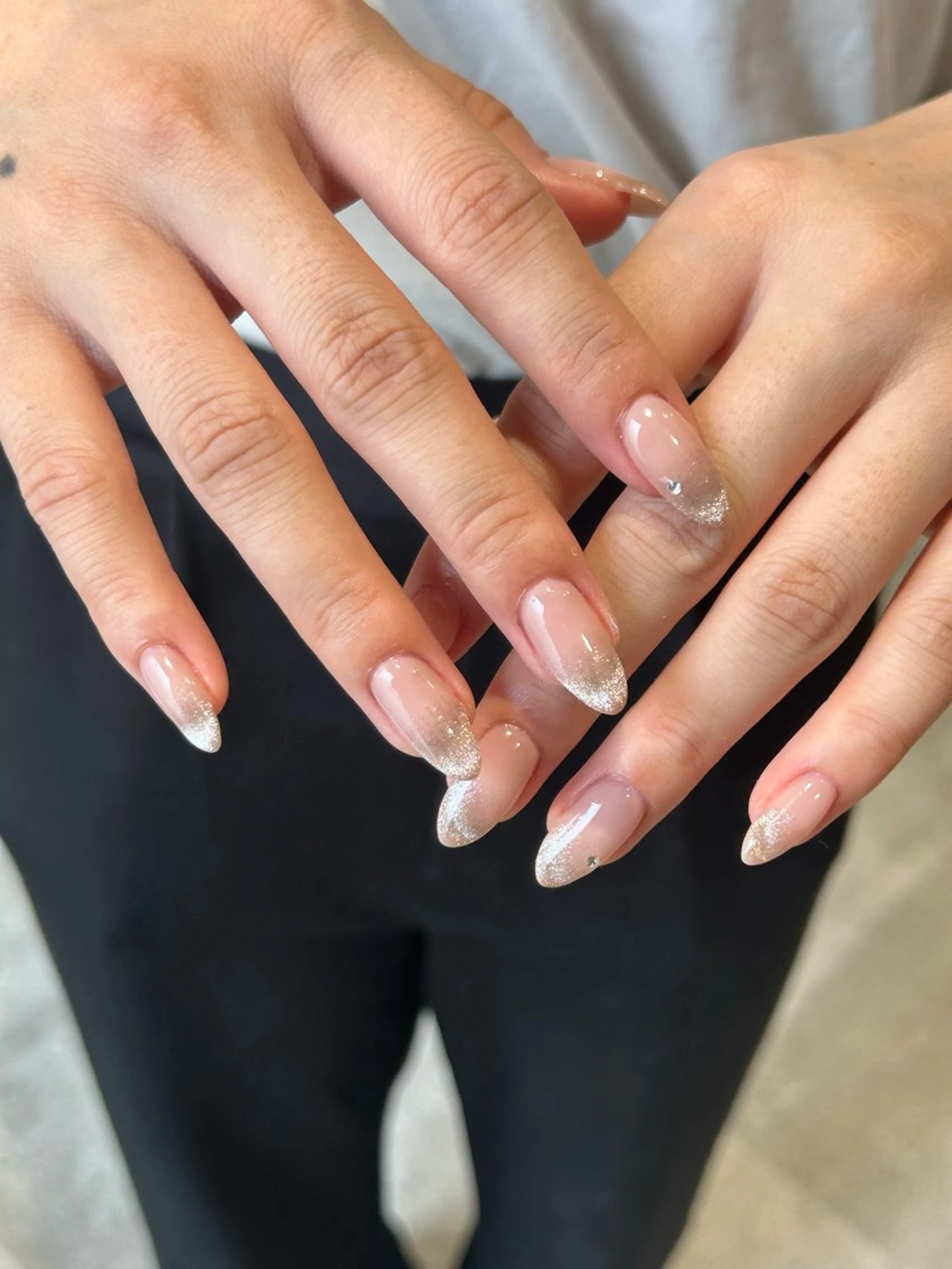 ネイル フレンチネイル ハンドネイル Nail AVANCE.所属・濱田 こはるのネイルデザイン