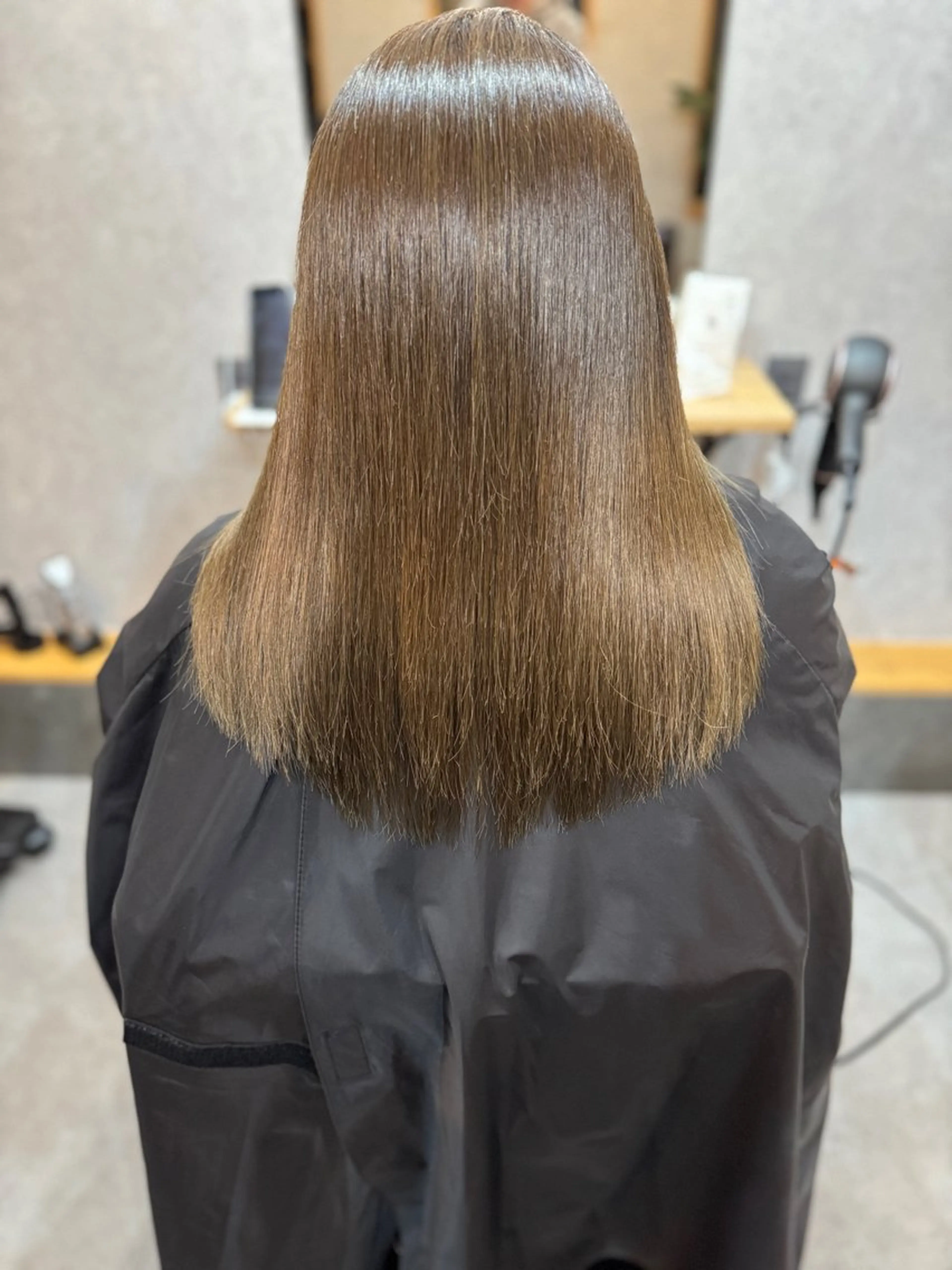 セミロング 髪質改善 ヘアカラー トリートメント ヘッドスパ 髪質改善・育髪サロンABELIA所属・大西 敦之のヘアスタイル