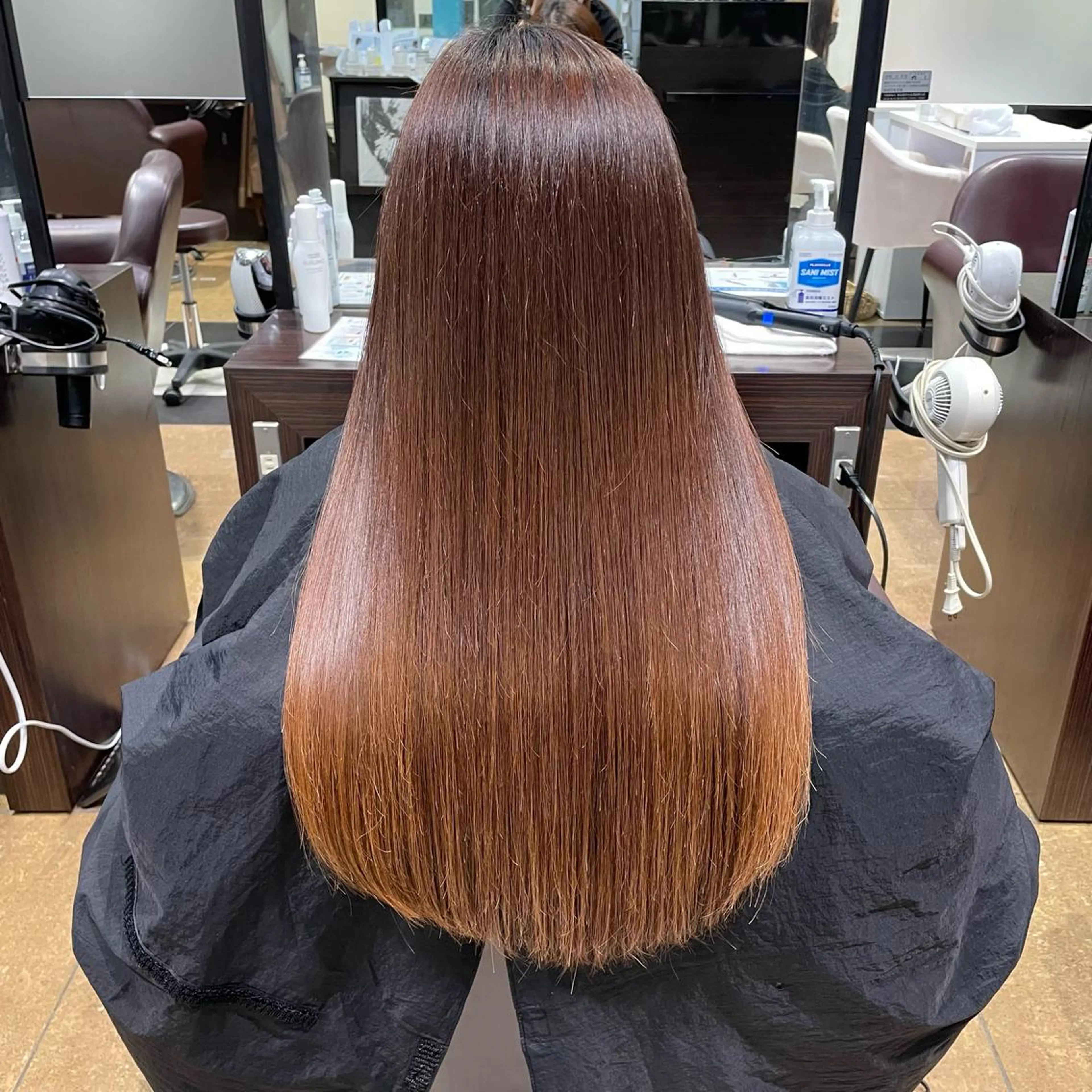 ロング カラー ヘアカラー トリートメント AMI ウルフパーマ/メンズのヘアスタイル