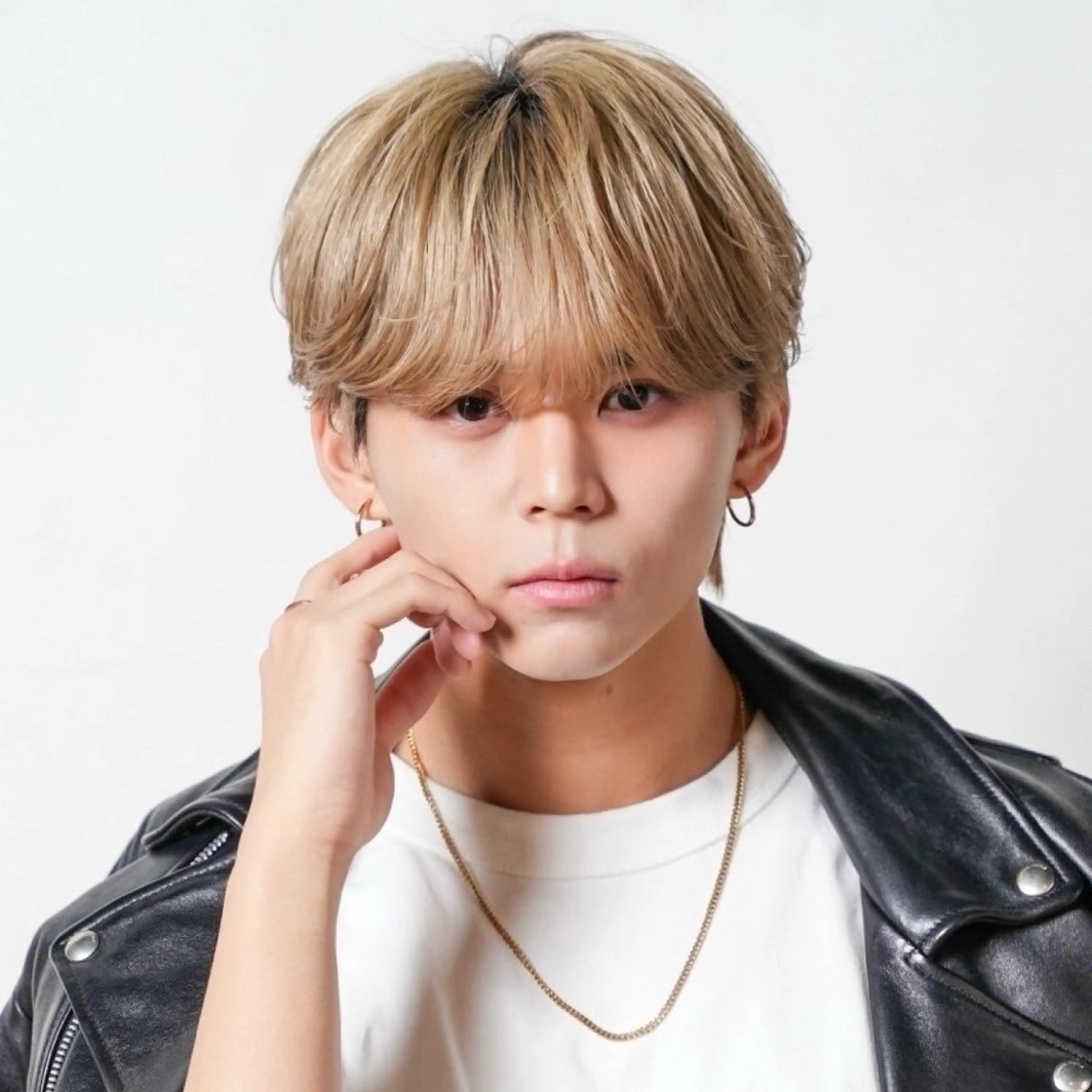 ミディアム カラー パーマ メンズ カット ヘアカラー トリートメント 垢抜けマッシュ /キョウヘイ😎のヘアスタイル