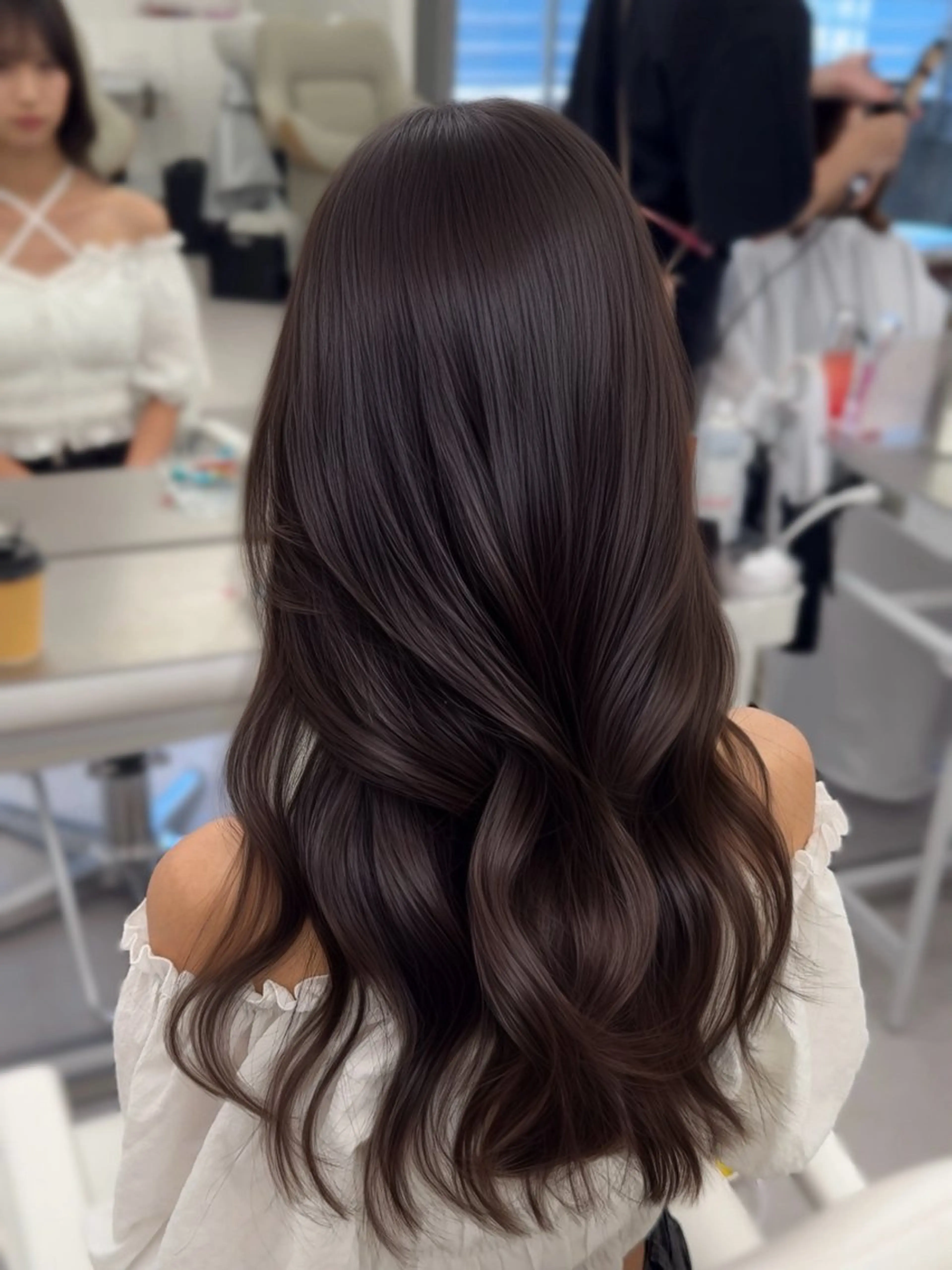 セミロング カラー ヘアアレンジ カット ヘアカラー トリートメント 最小顔周り&レイヤー 特化/池袋/kokiのヘアスタイル