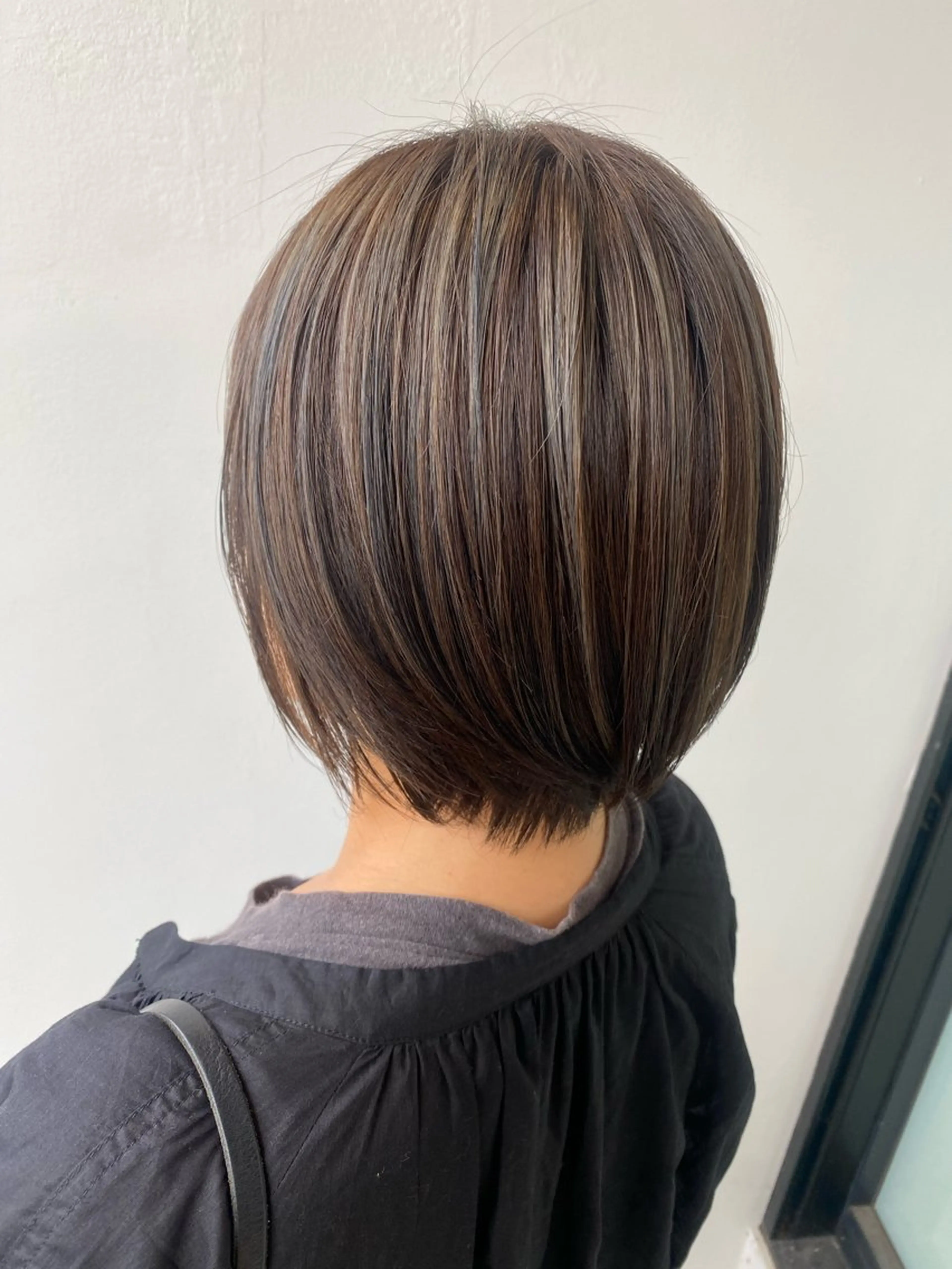 ショート カラー グレージュ オリーブグレージュ オリーブグレー ase.糸島店所属・UEDA AYAのヘアスタイル