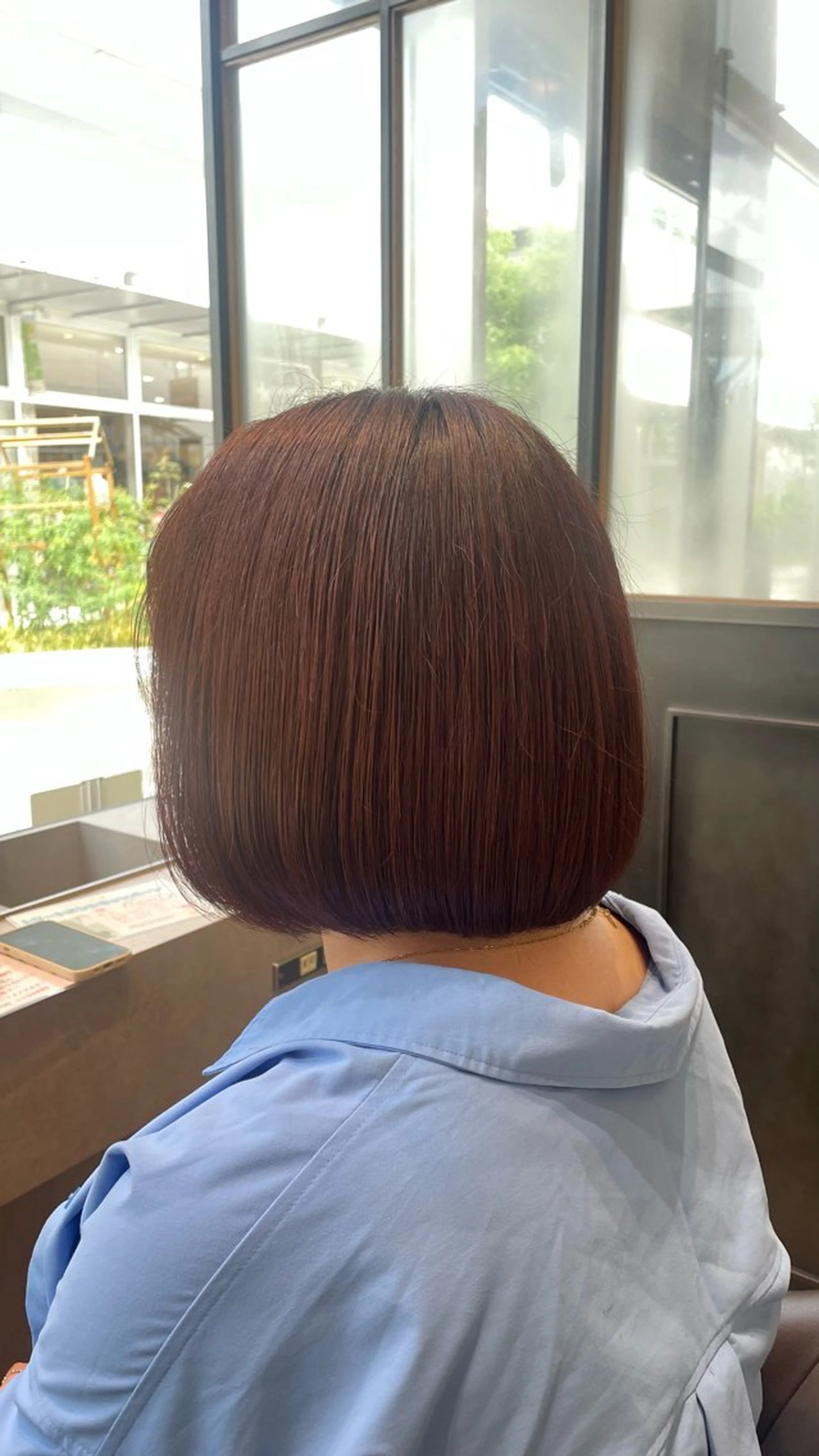 ミディアム カット ヘアカラー Lolonois 森ノ宮/RINのヘアスタイル