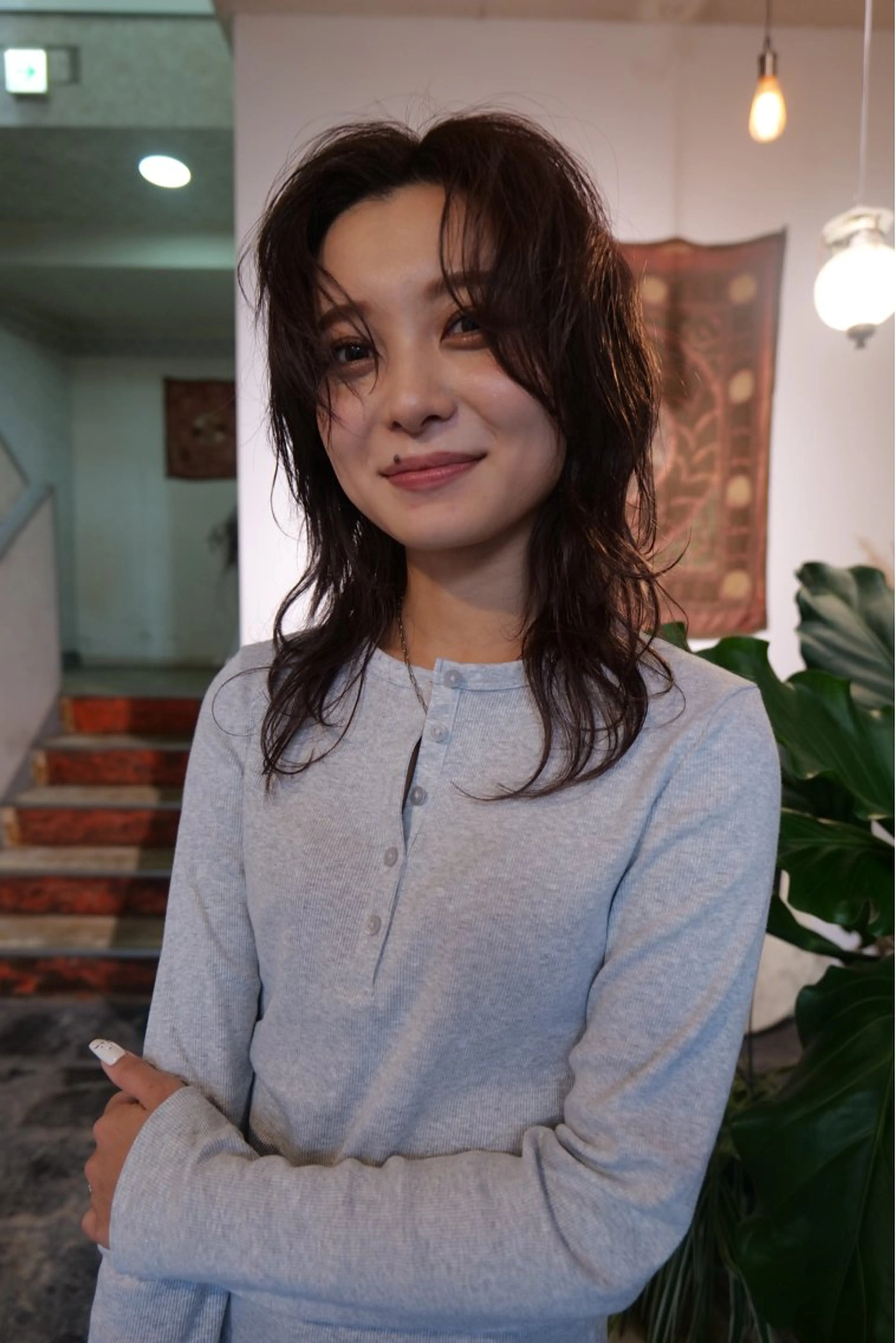 ミディアム パーマ パーマ特化/ 藤沢/HYOのヘアスタイル