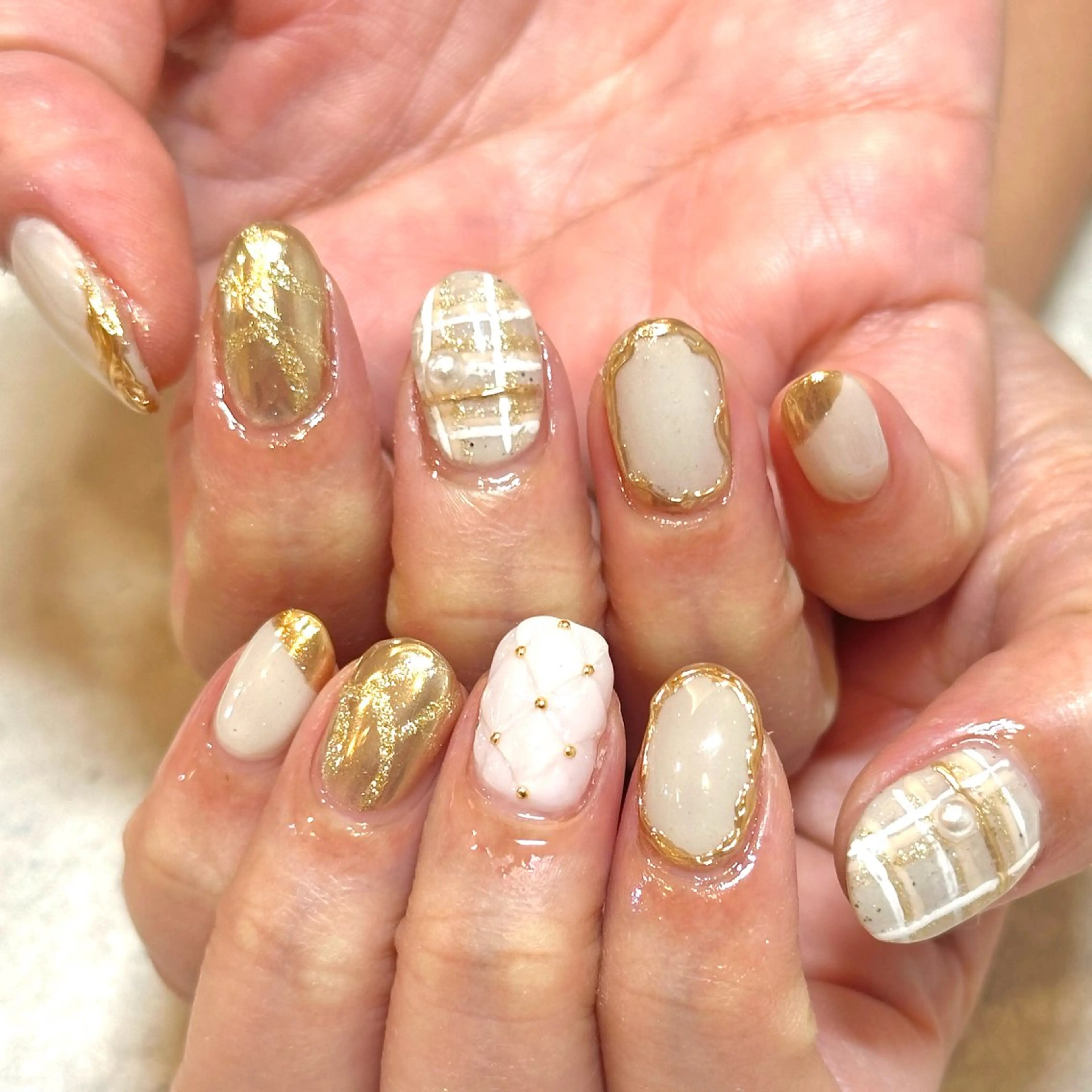ネイル ハンドネイル ひらい さなのネイルデザイン