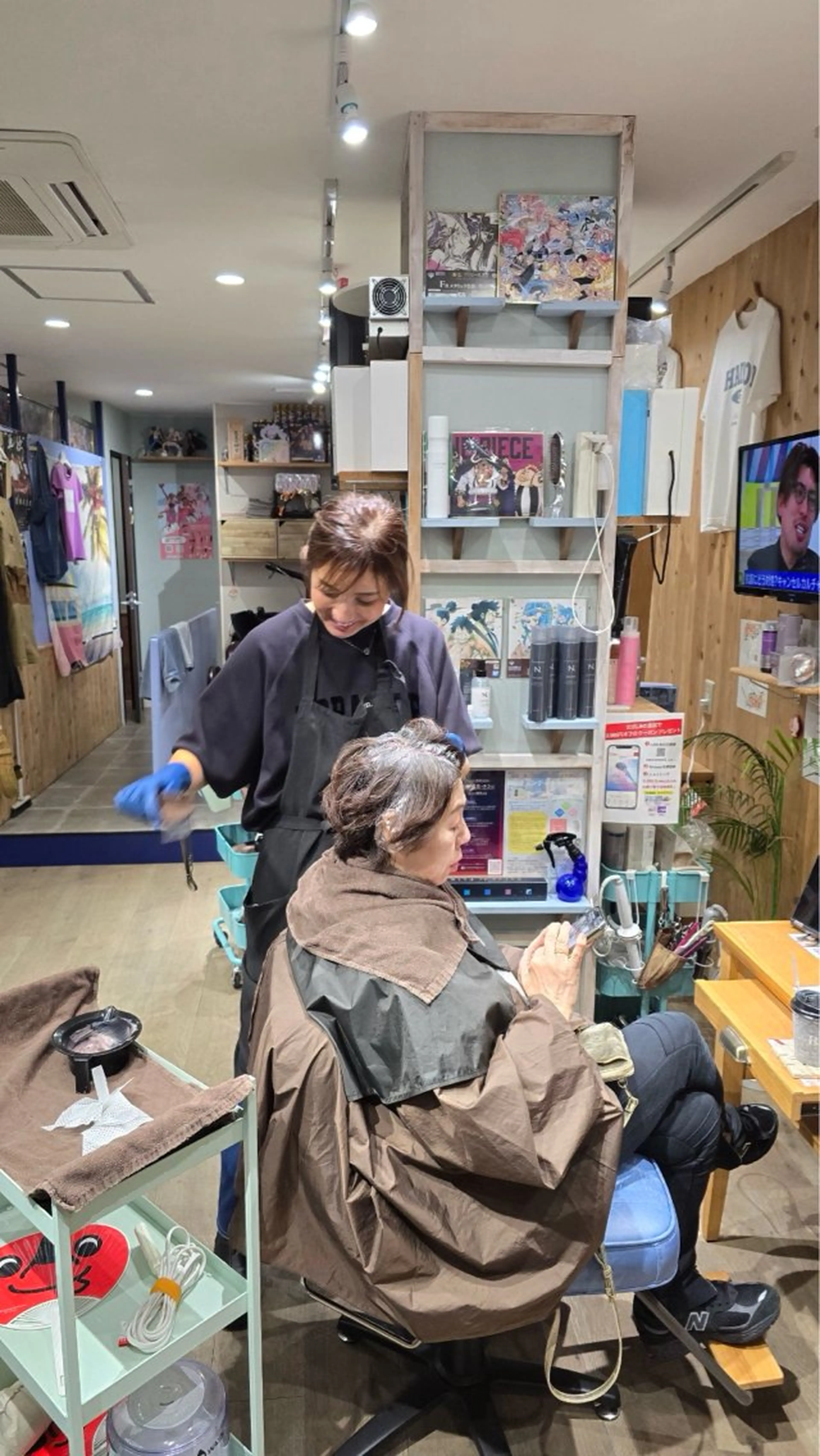 ショート カラー ヘアカラー トリートメント ヘッドスパ シェノン所属・原田 有紗のヘアスタイル