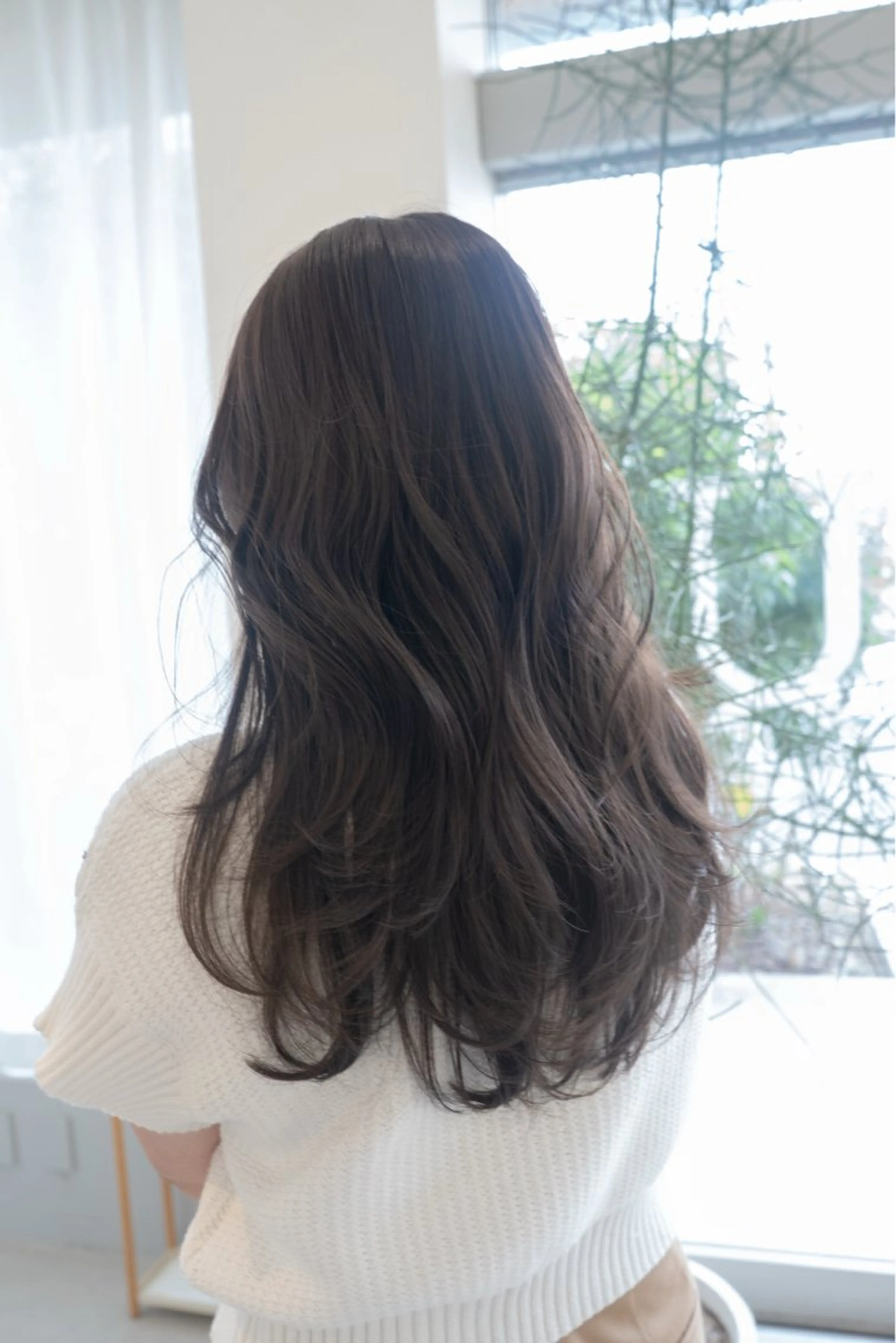 カット+透明感カラー+トリートメントの写真