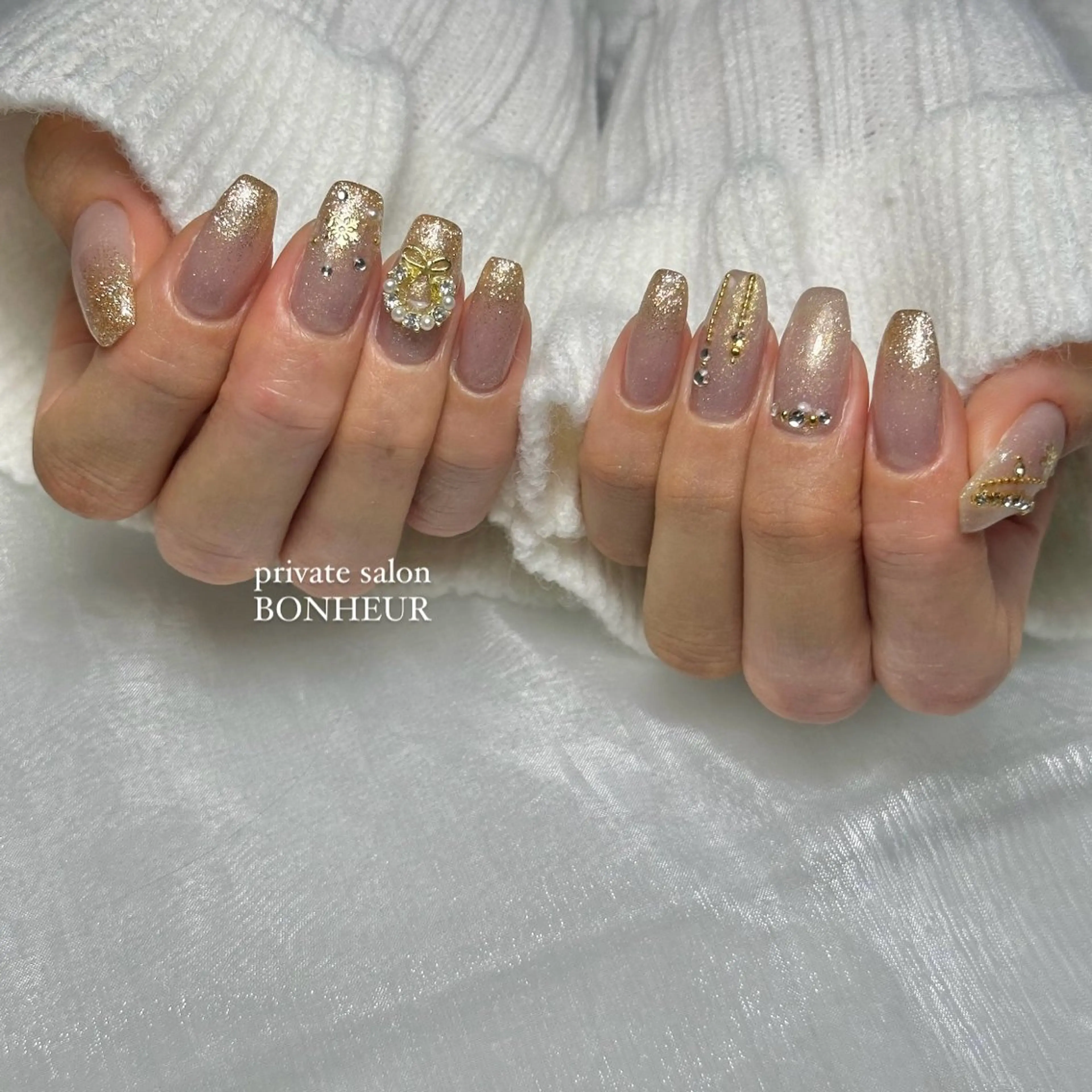 ネイル ハンドネイル BONHEUR Annaのネイルデザイン