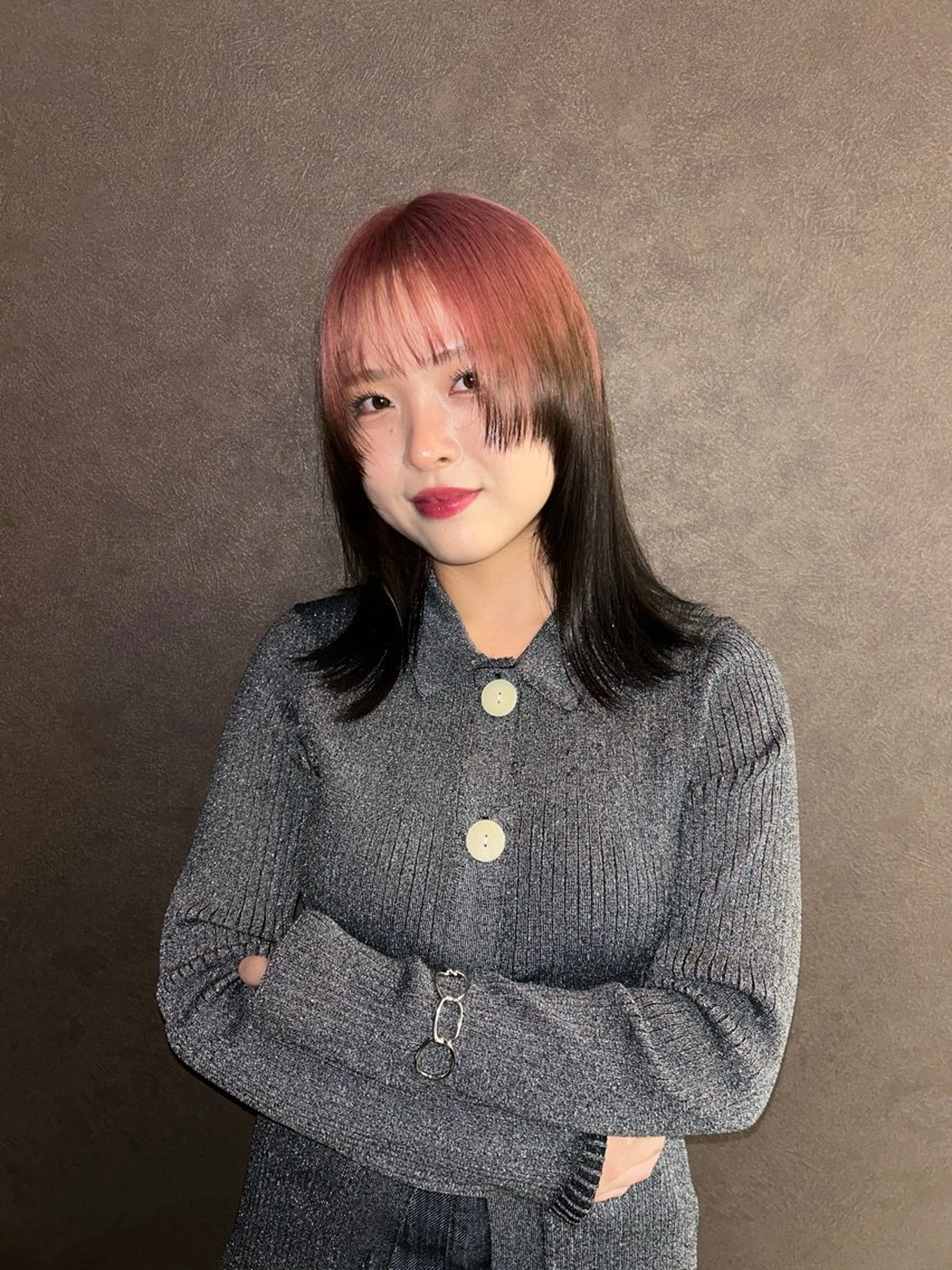 ミディアム カラー ヘアカラー ☕️結【suii.】 ボブ/ヘアセット☕️のヘアスタイル