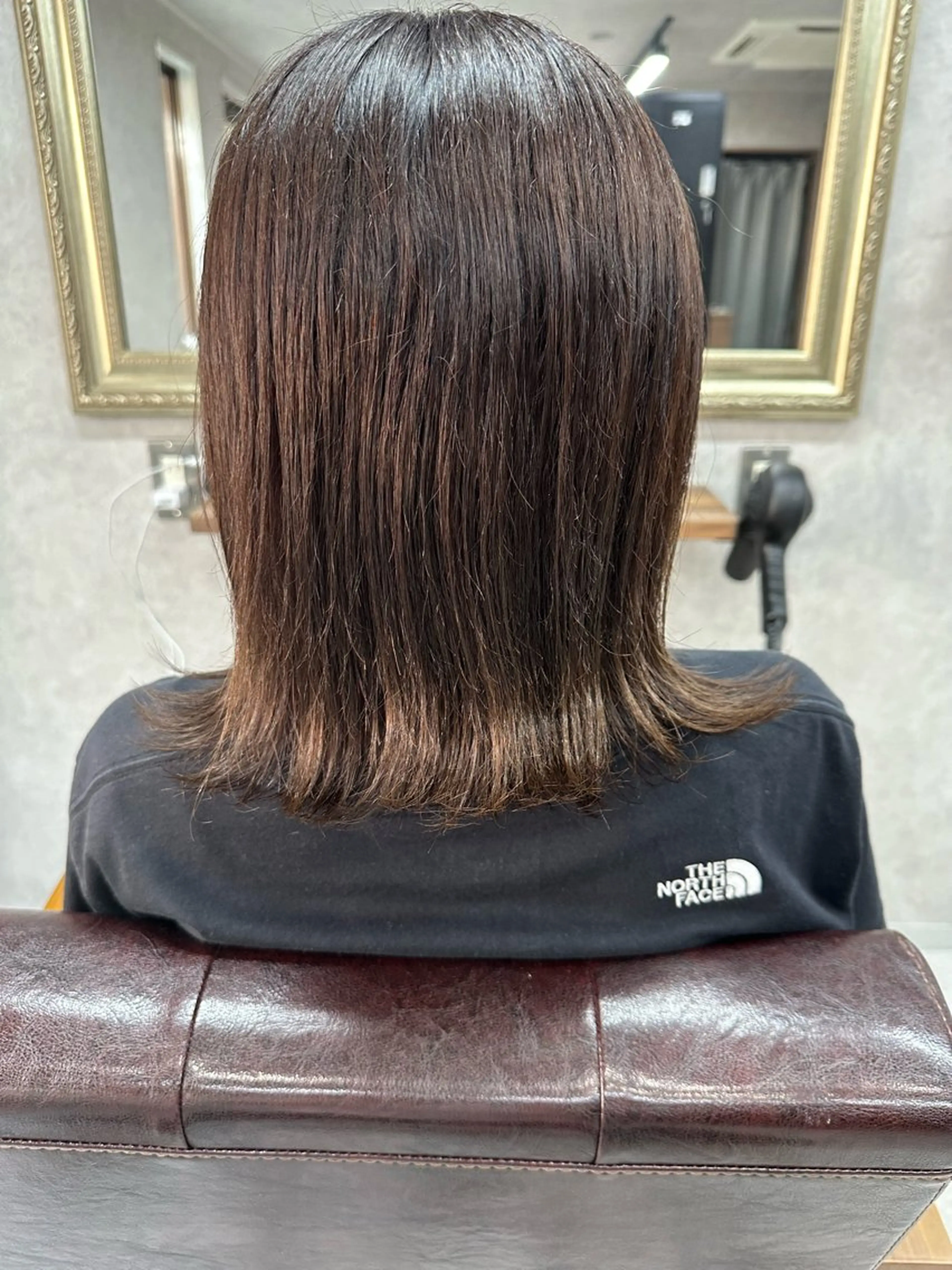 セミロング カット ヘアカラー トリートメント Lien 深井店のヘアスタイル