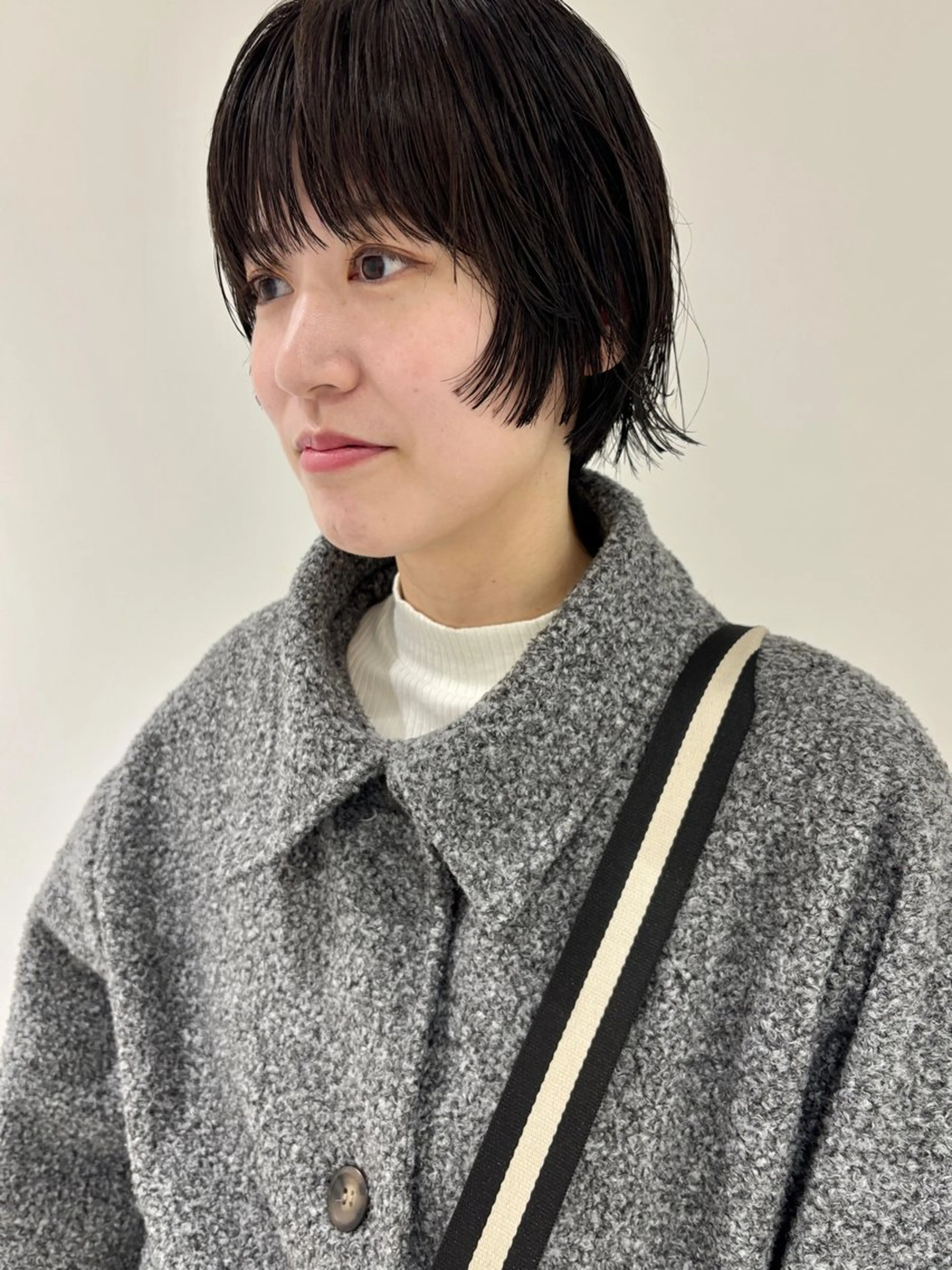 ショート カラー デザインカット 伸ばしかけ カット ヘアカラー トリートメント 🌿ショートカット/ パーマ/淳平のヘアスタイル