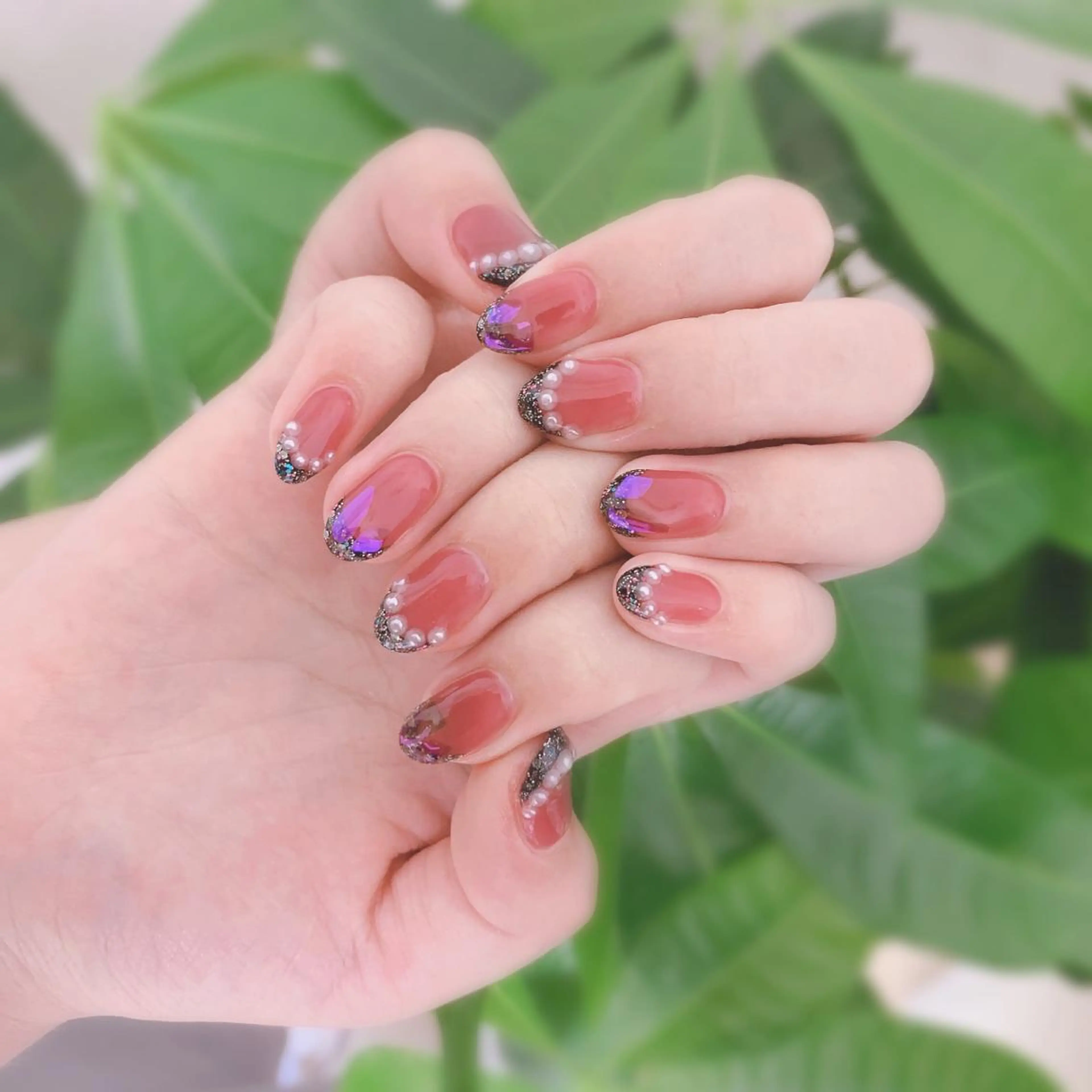 ネイル ワンホンネイル 💅ネイルハウス🏡 🎀TOMO🎀のネイルデザイン